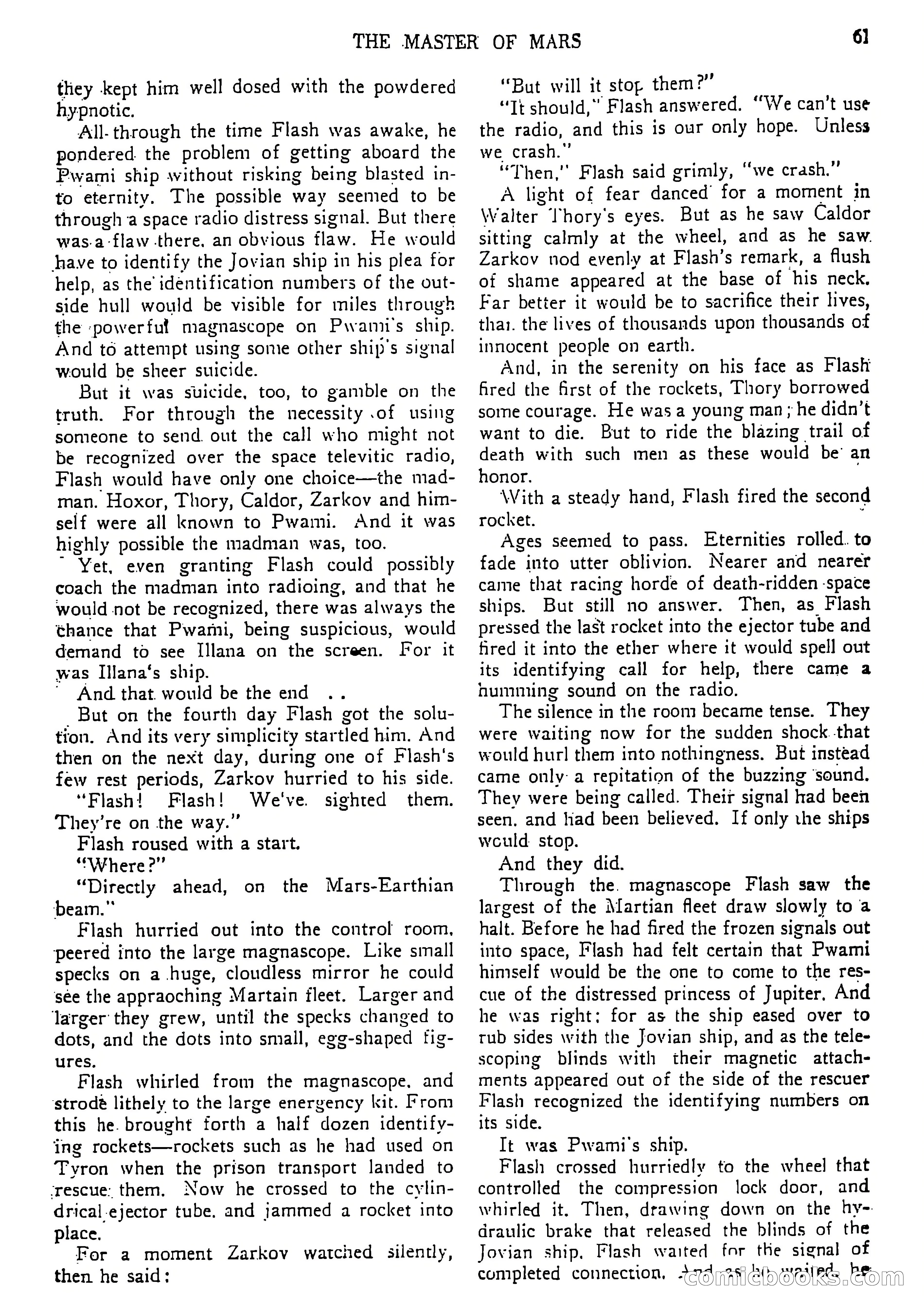 Flash Gordon Strange Adventure Magazine — page 67 of 100