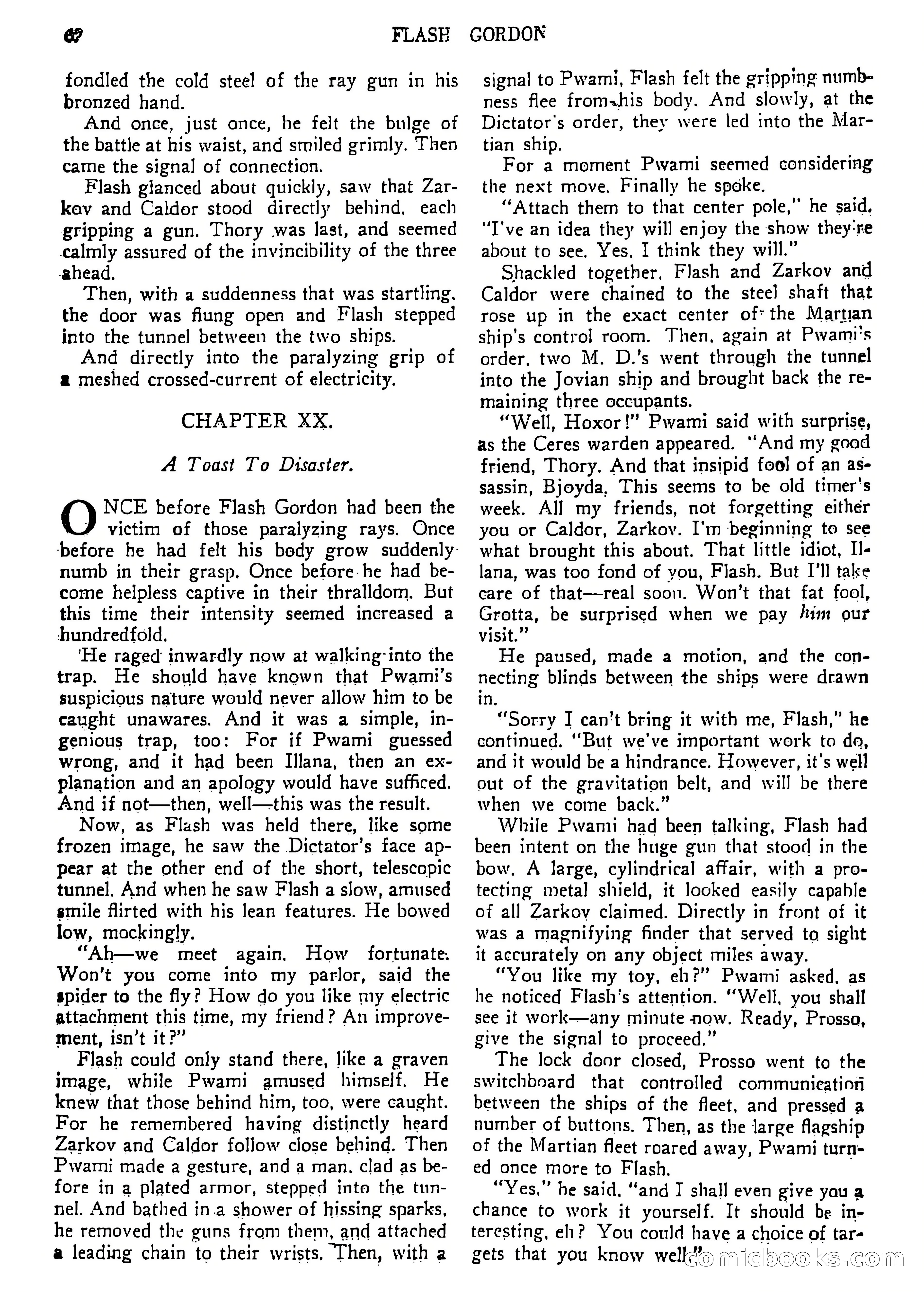 Flash Gordon Strange Adventure Magazine — page 68 of 100