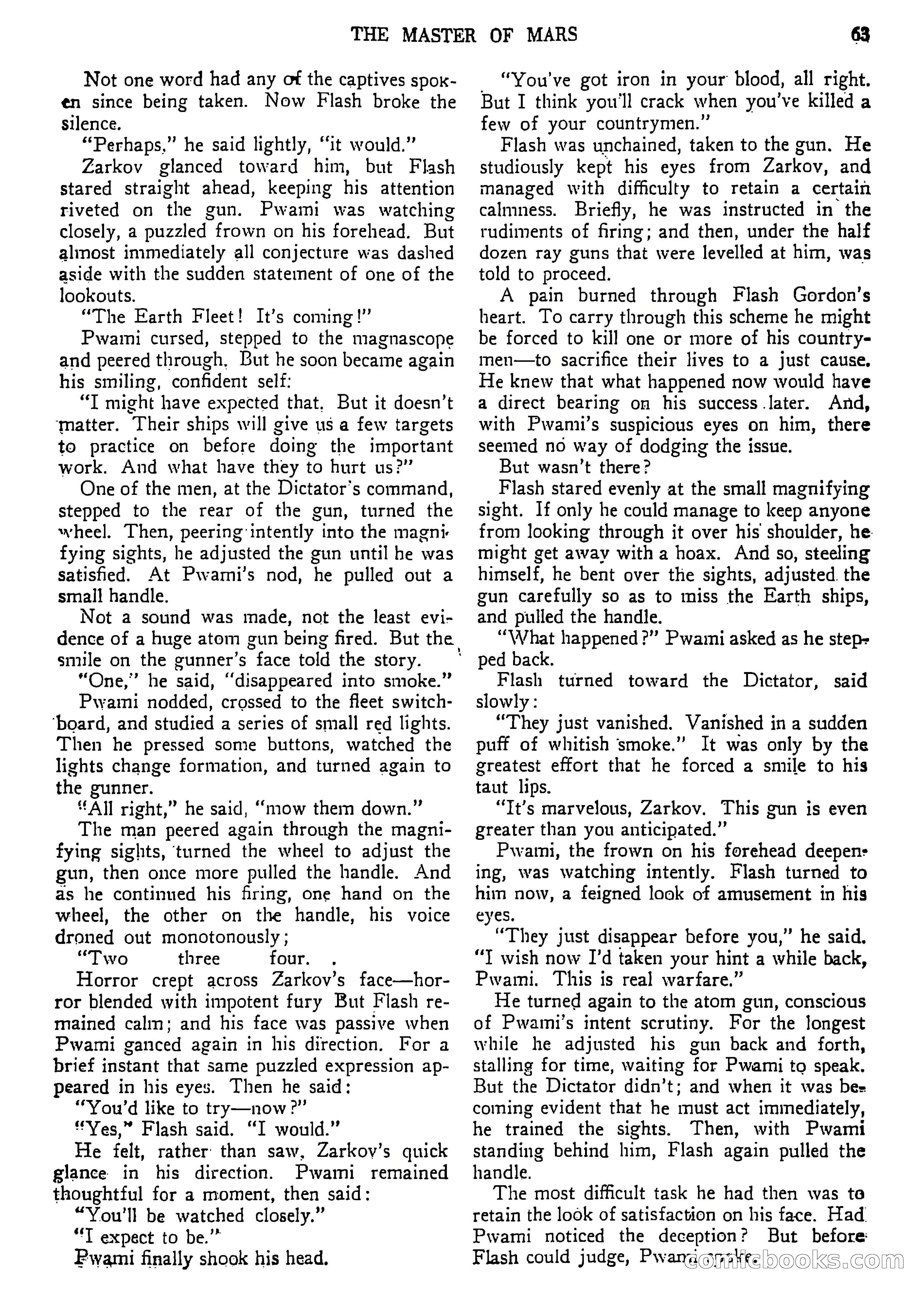 Flash Gordon Strange Adventure Magazine — page 69 of 100