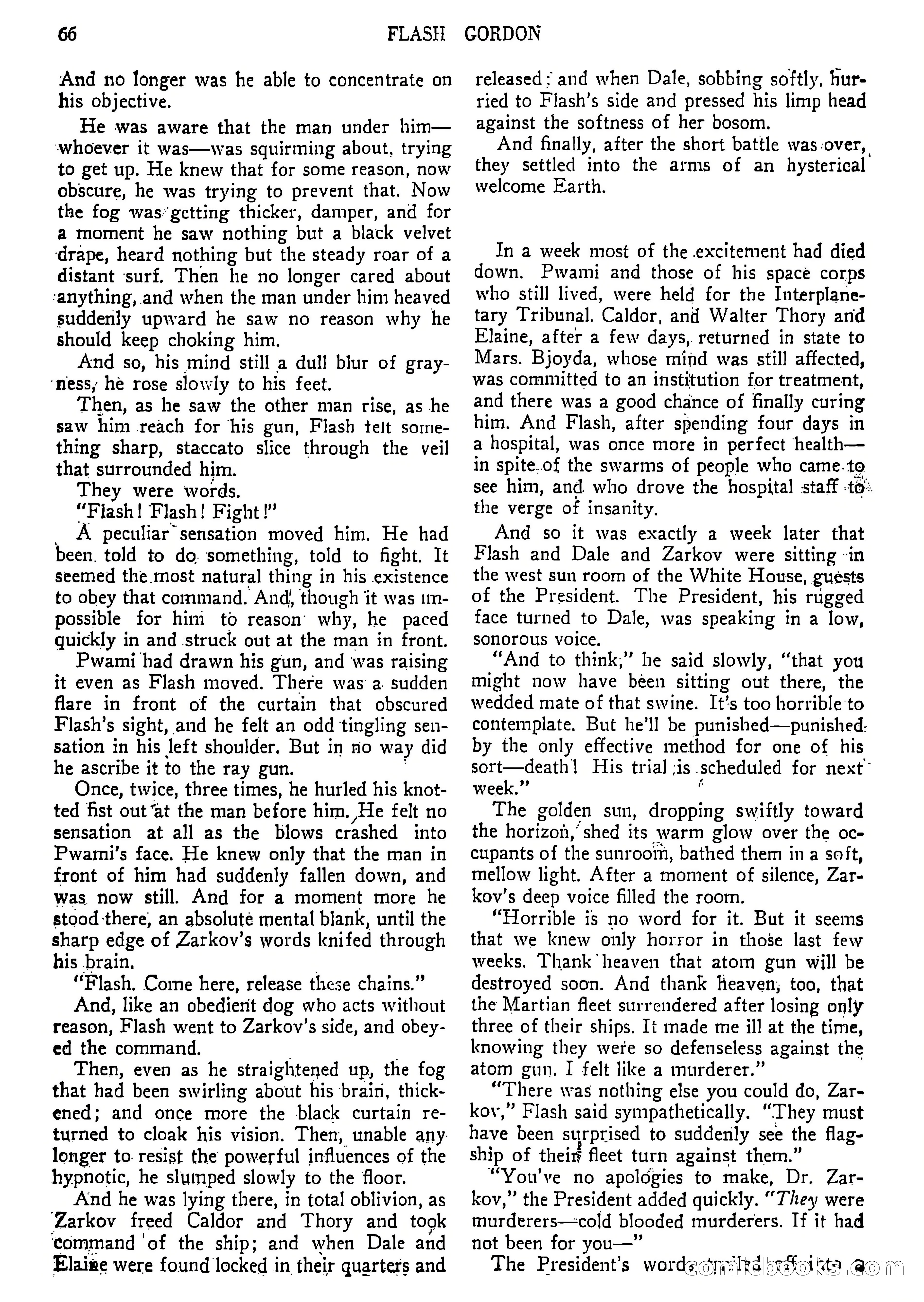 Flash Gordon Strange Adventure Magazine — page 71 of 100