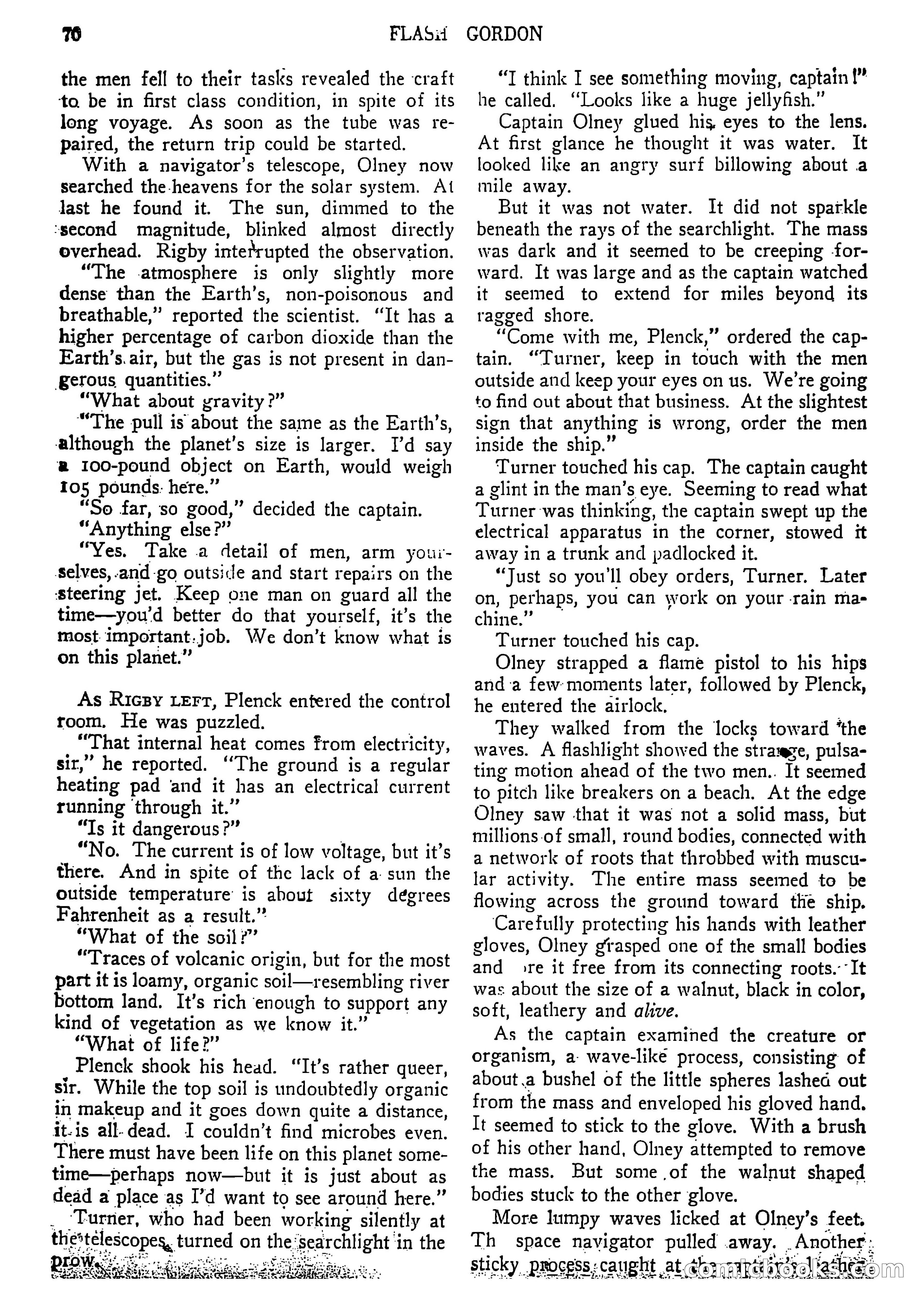 Flash Gordon Strange Adventure Magazine — page 75 of 100