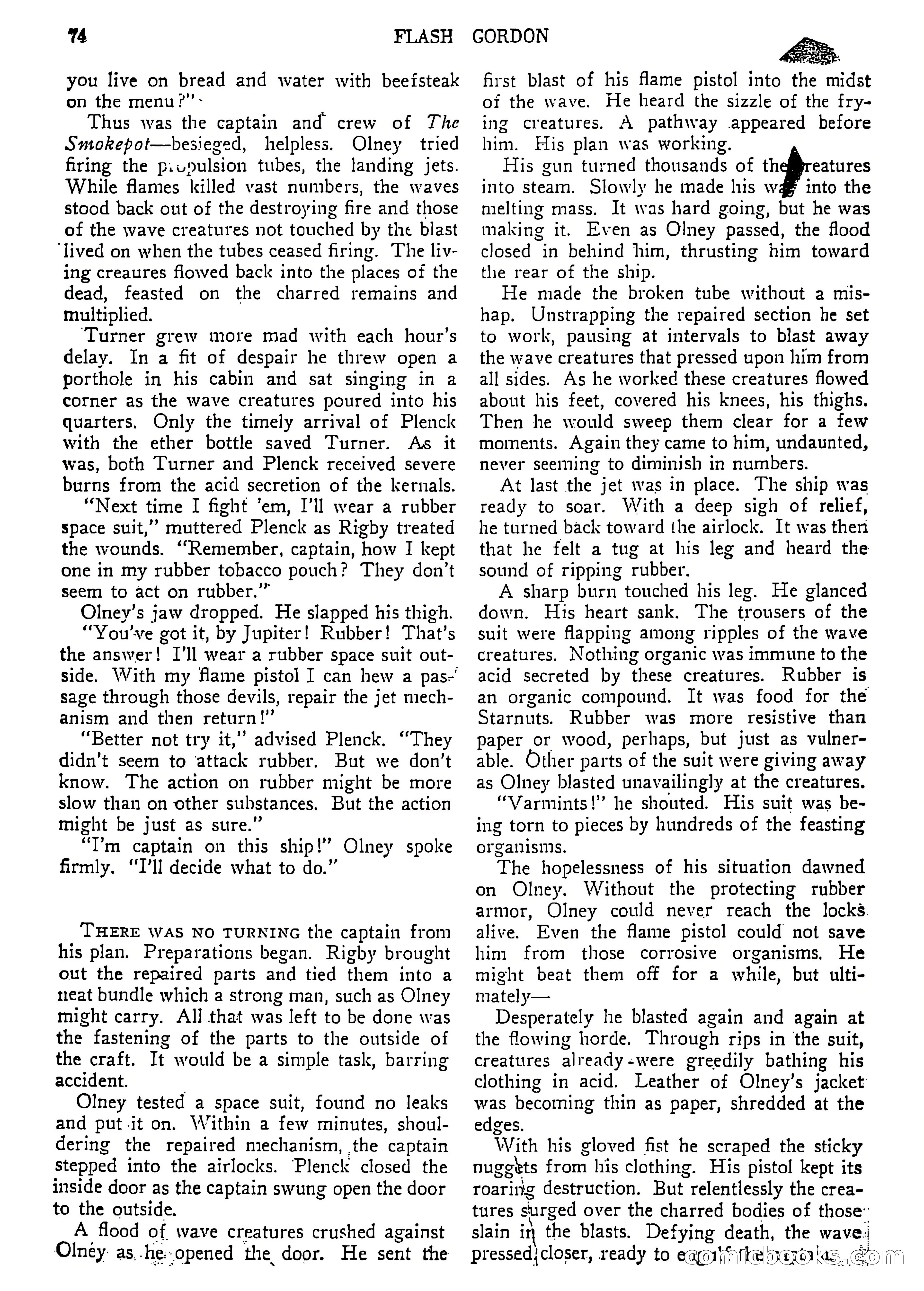 Flash Gordon Strange Adventure Magazine — page 78 of 100