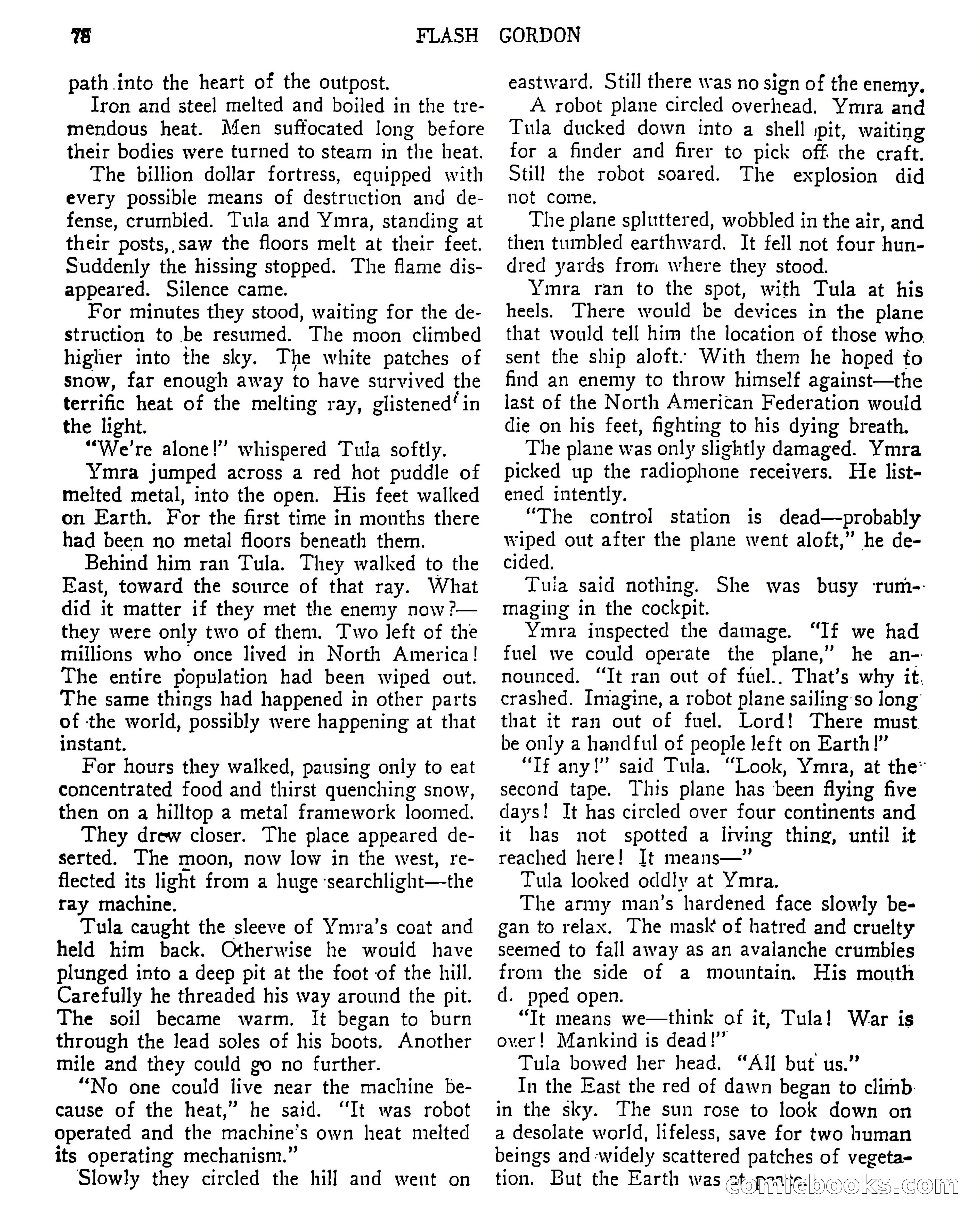 Flash Gordon Strange Adventure Magazine — page 82 of 100