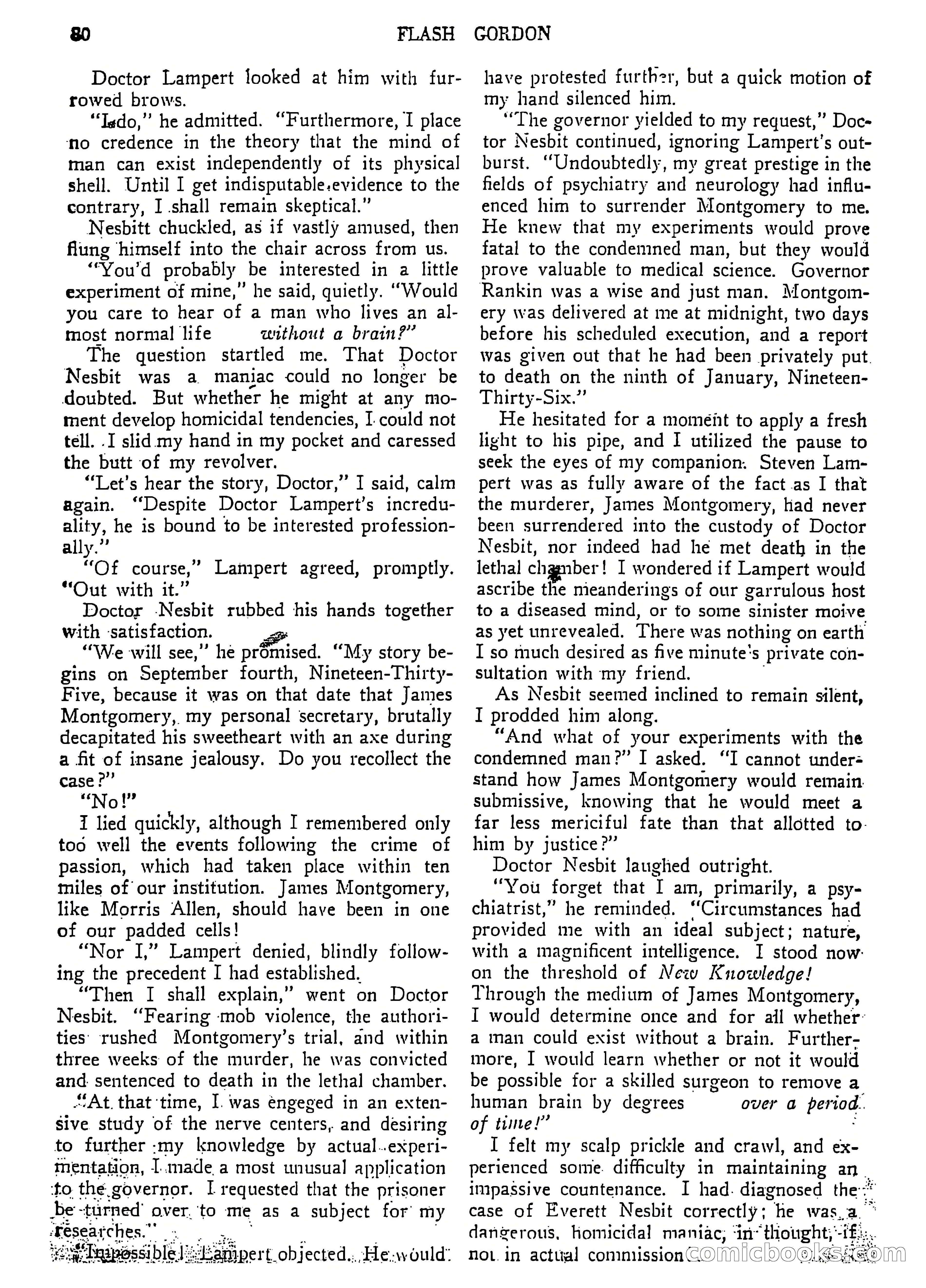Flash Gordon Strange Adventure Magazine — page 84 of 100