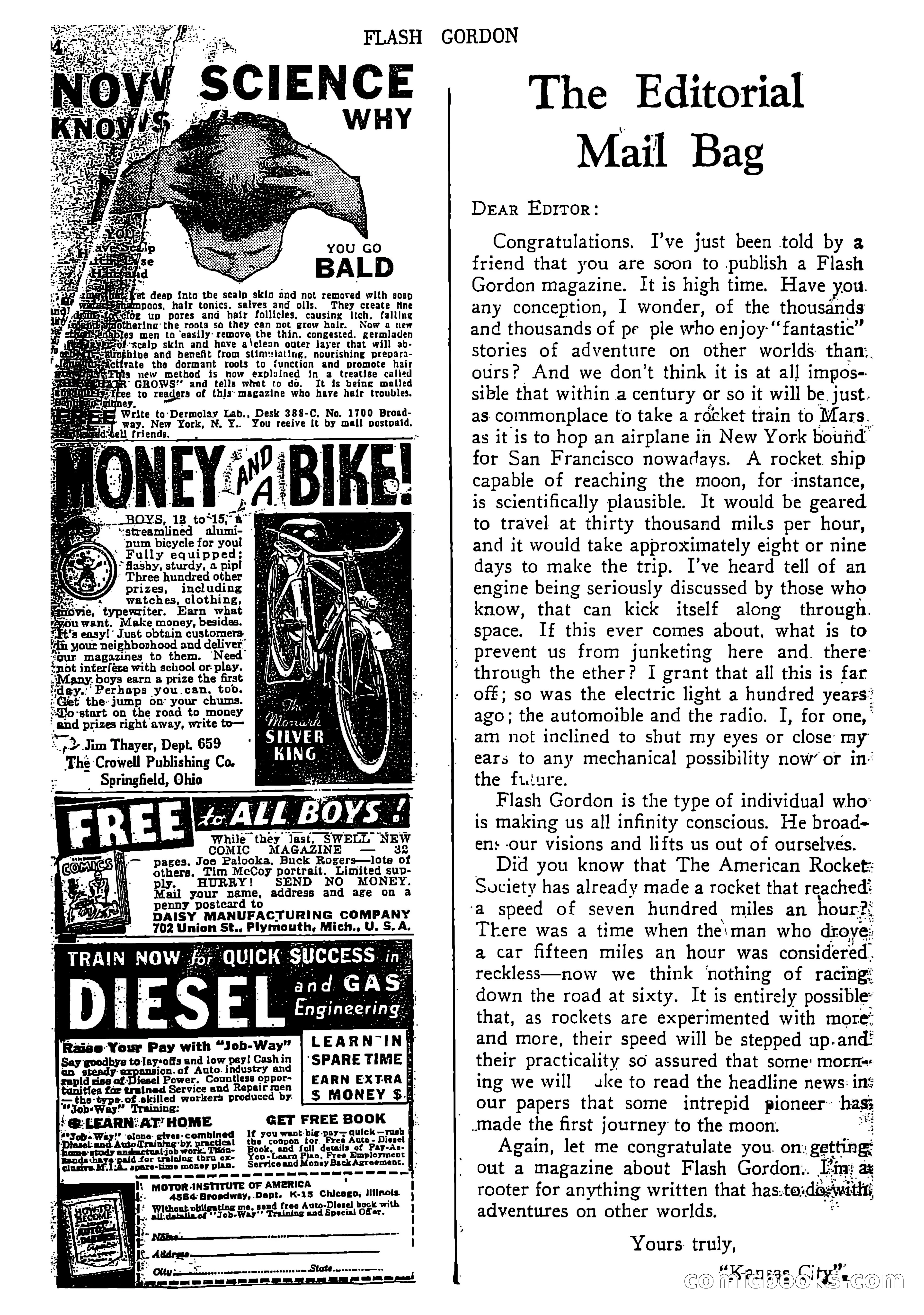 Flash Gordon Strange Adventure Magazine — page 97 of 100