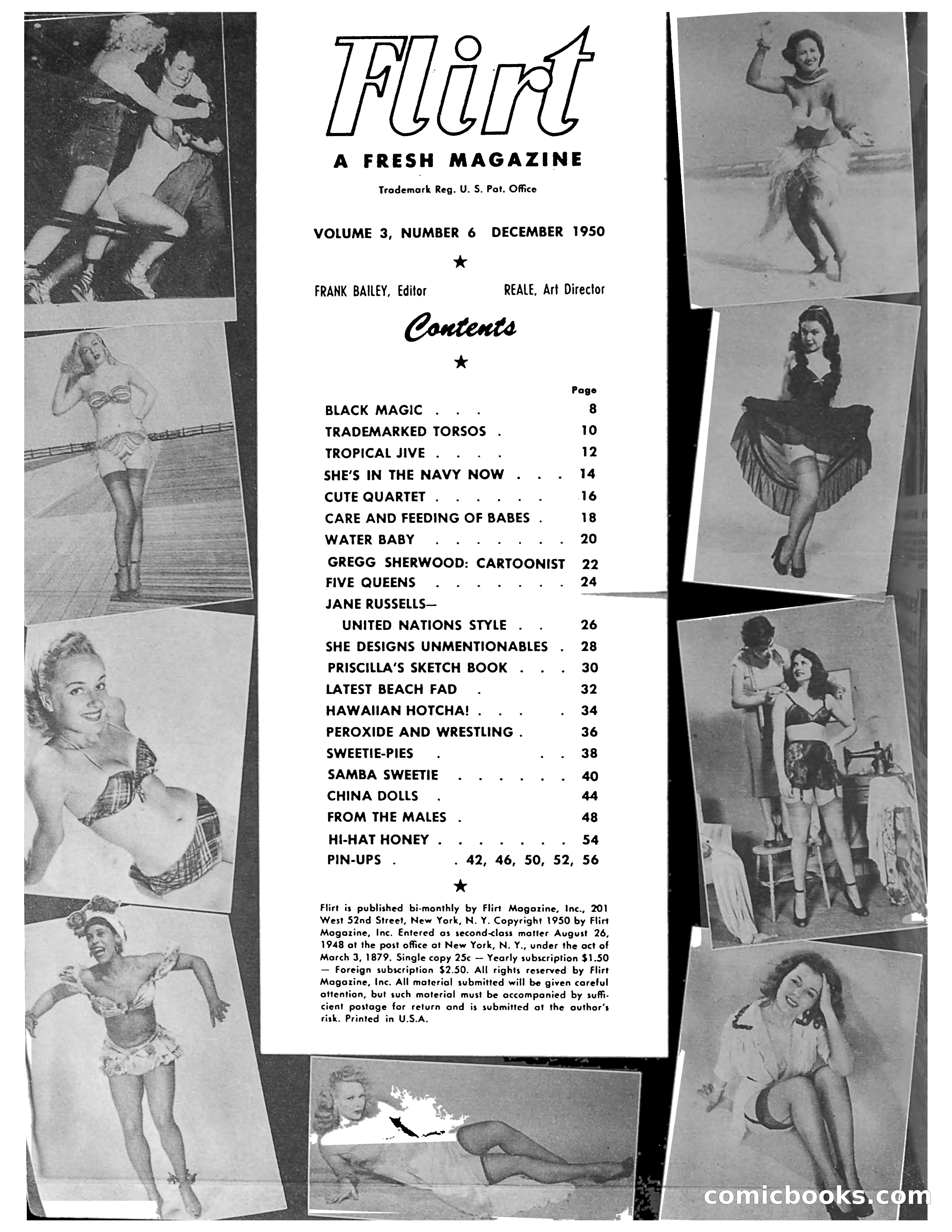 Flirt, December 1950 — page 4 of 57