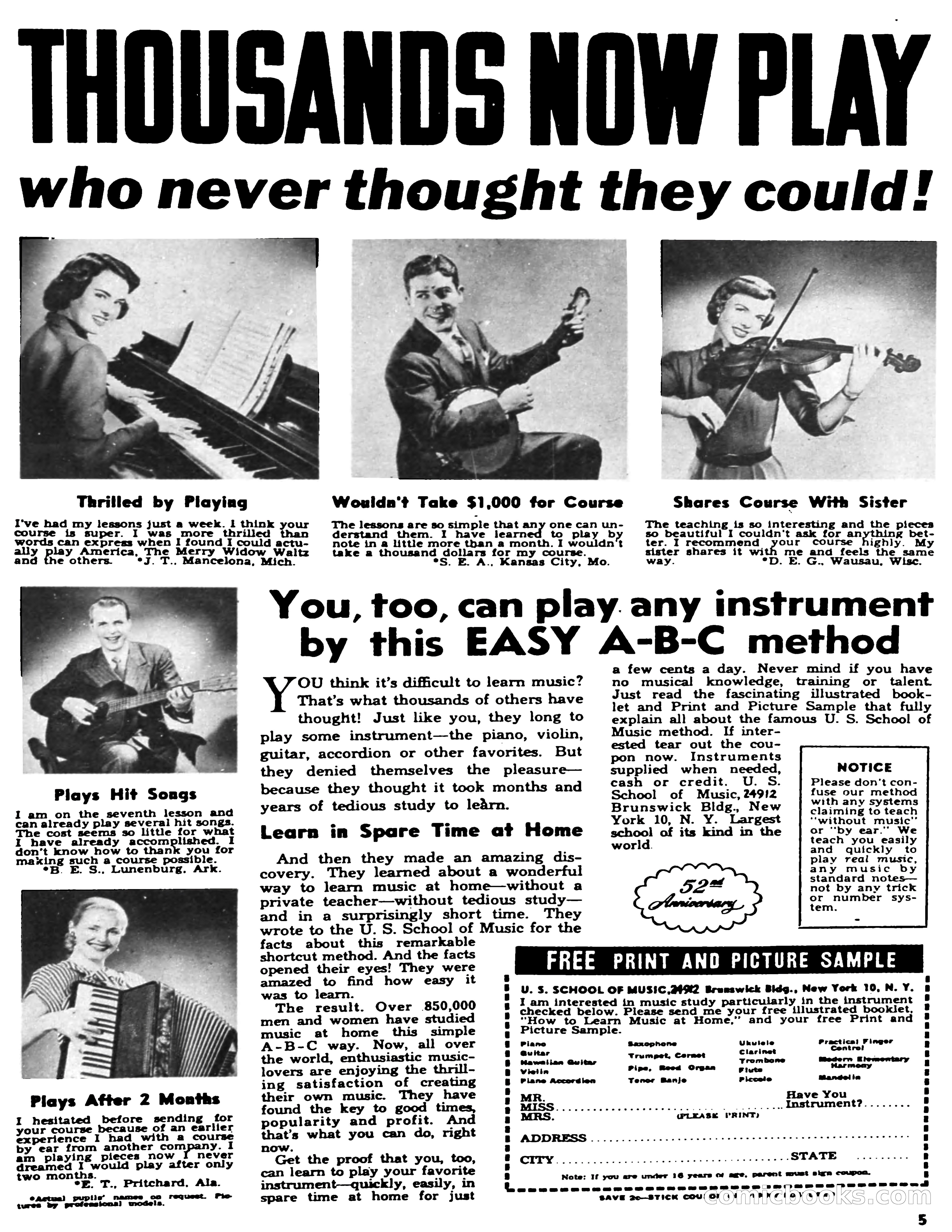 Flirt, December 1950 — page 5 of 57