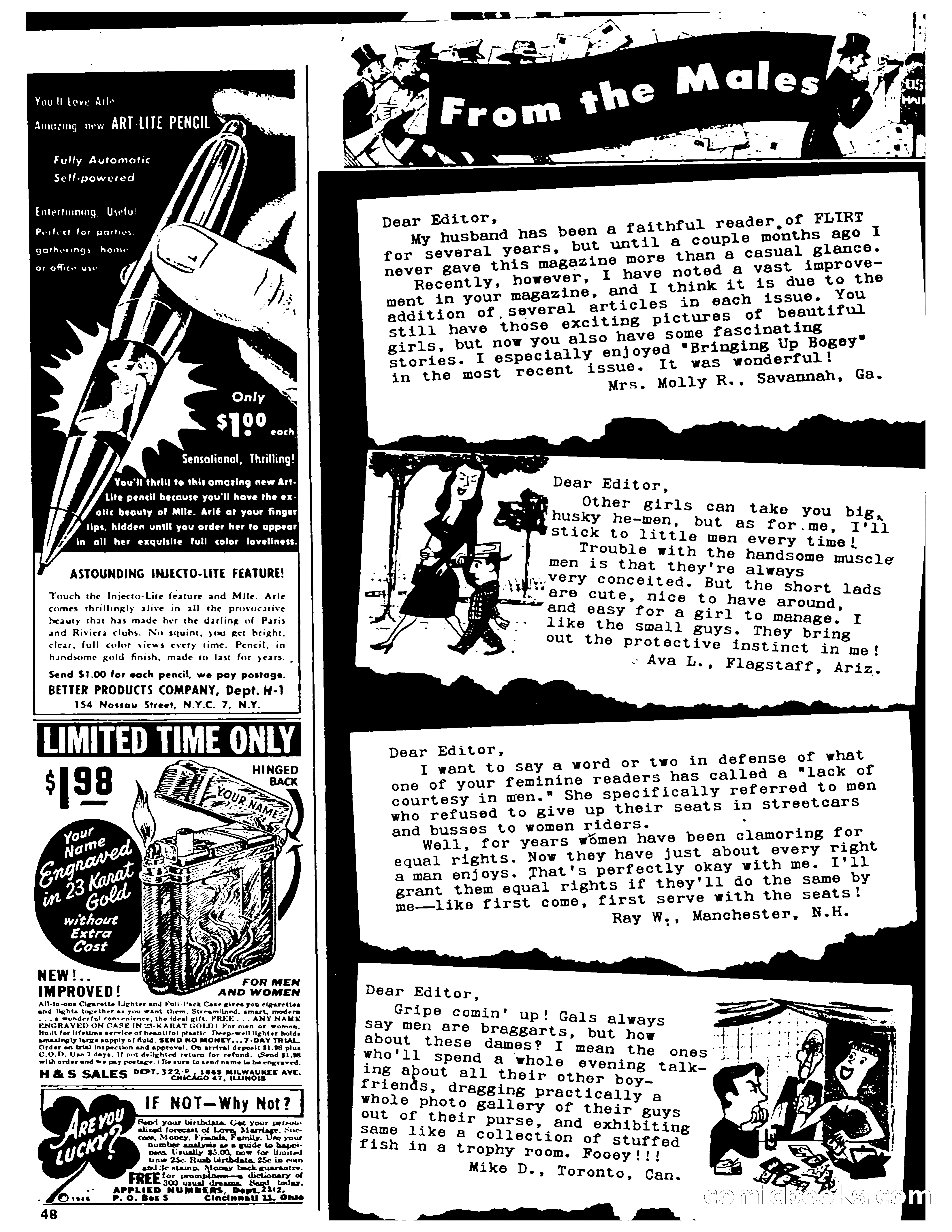 Flirt, December 1950 — page 48 of 57