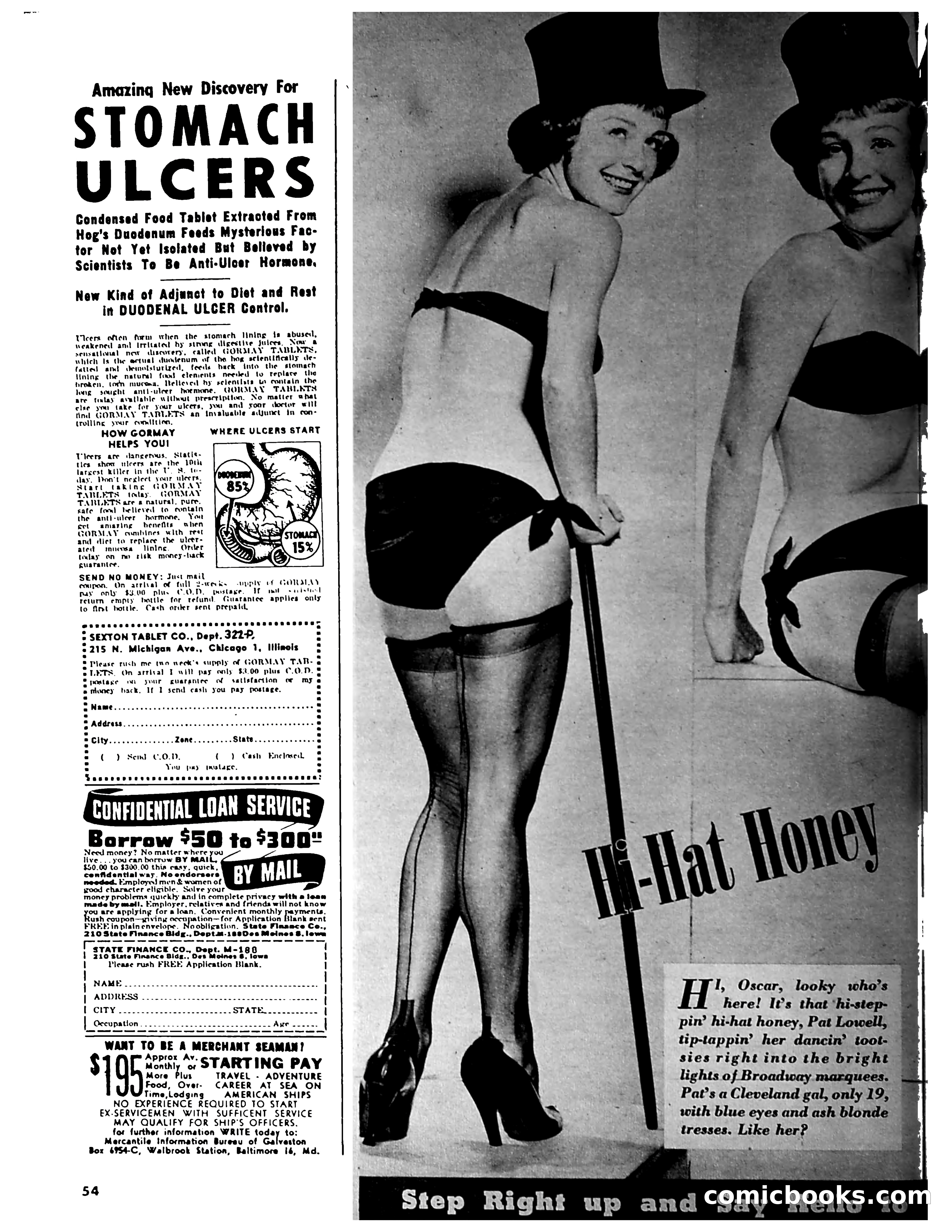 Flirt, December 1950 — page 54 of 57