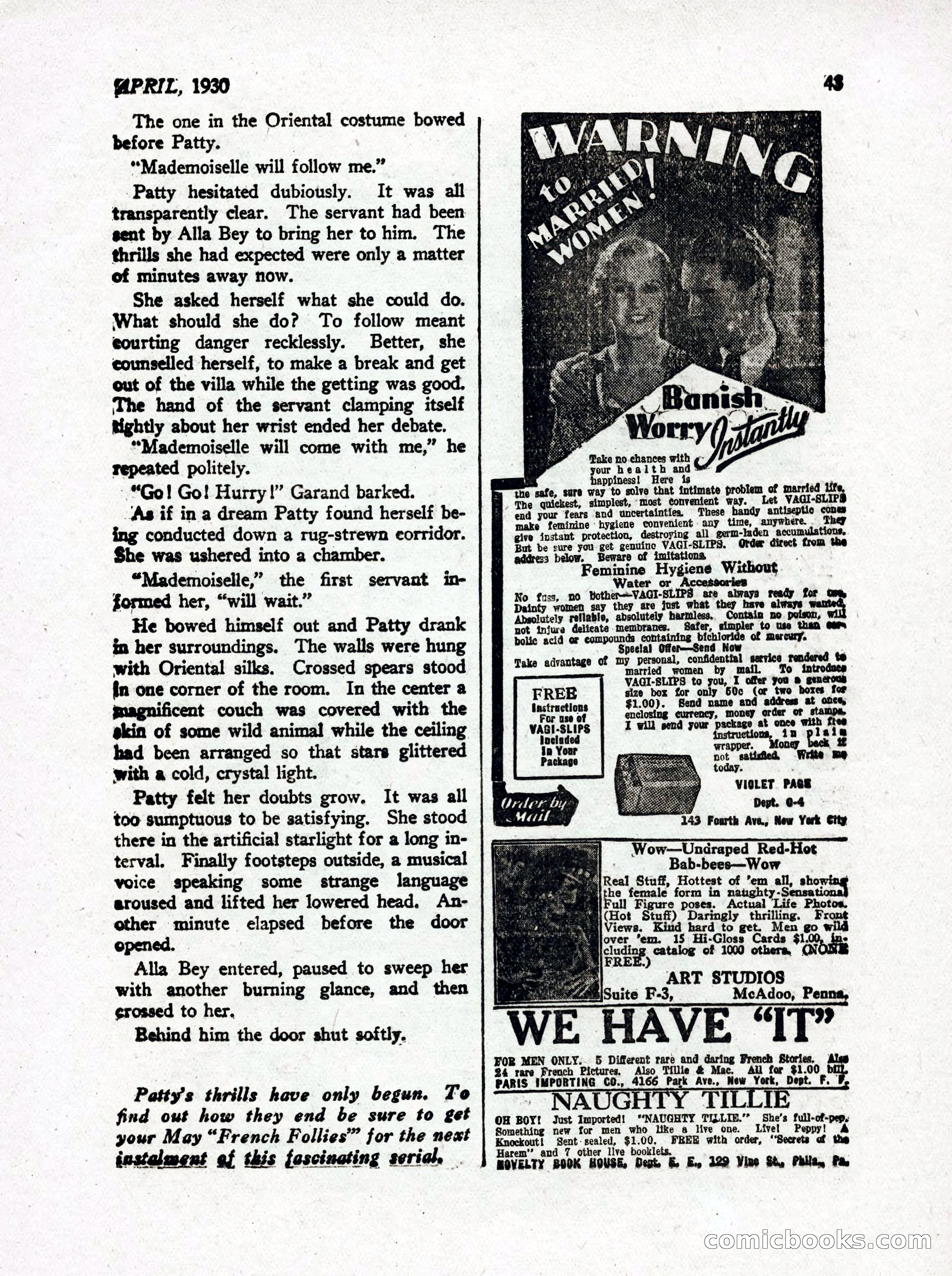French Follies, April 1930 — page 40 of 50