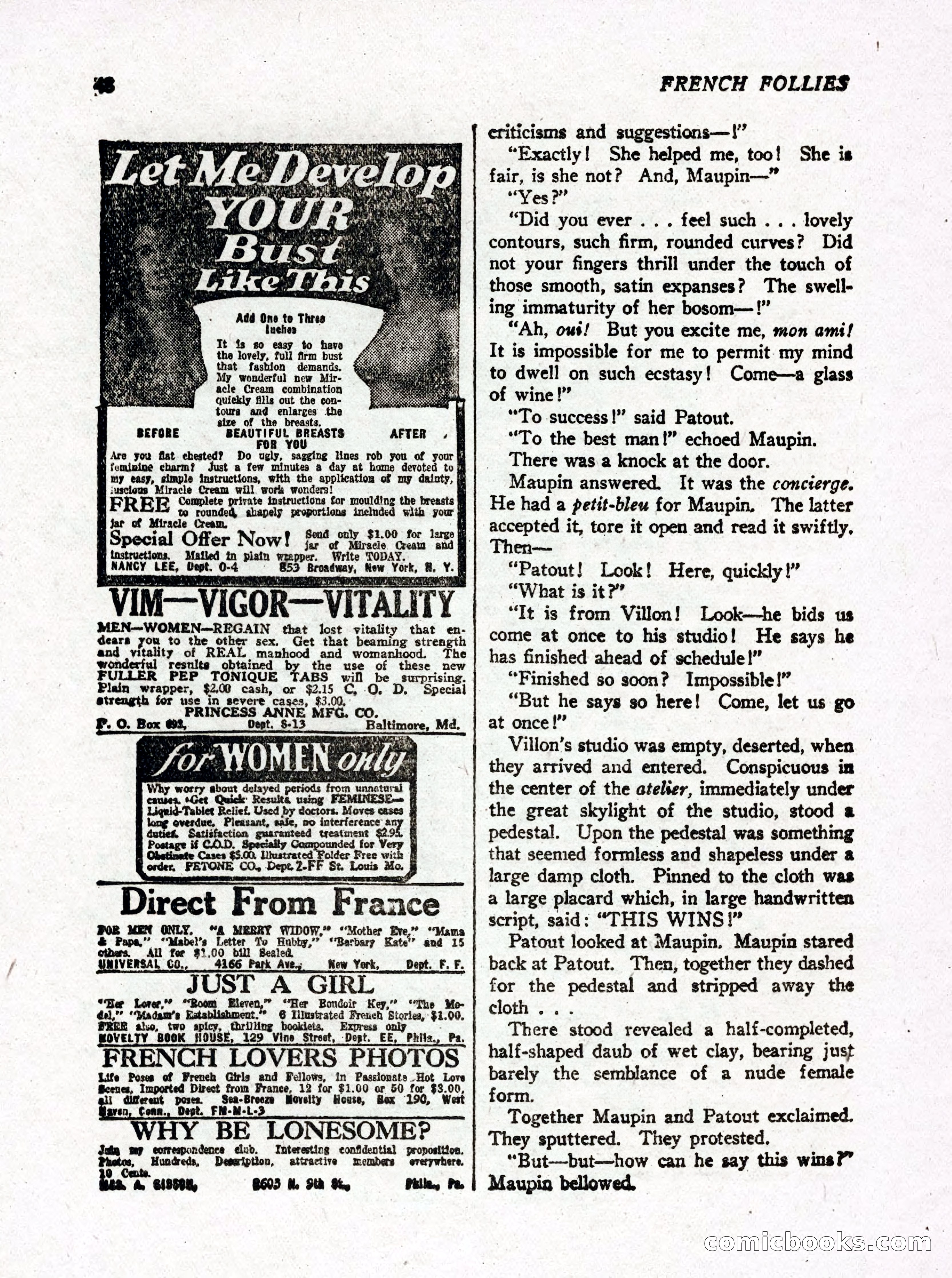 French Follies, April 1930 — page 45 of 50