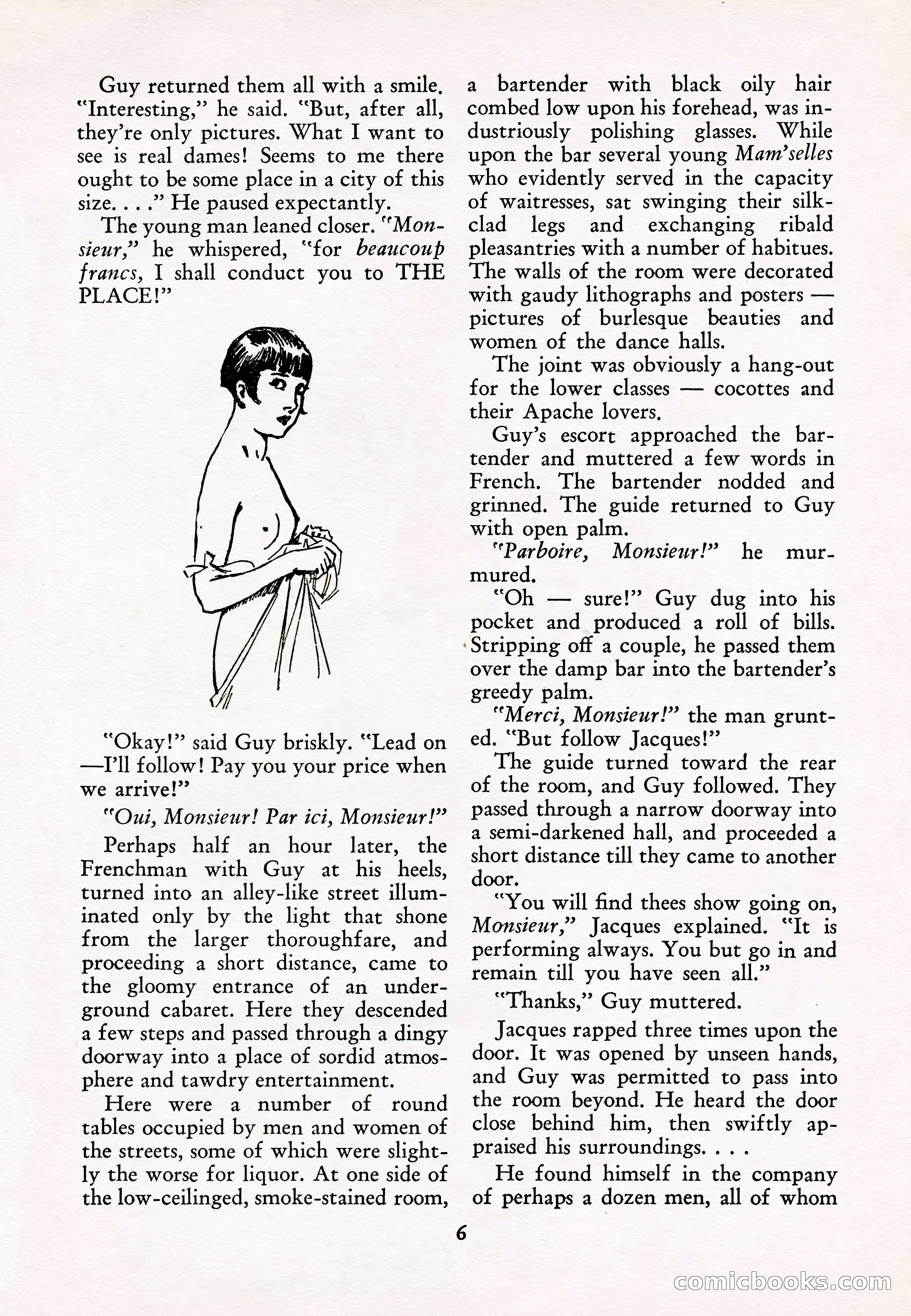 French Night Life Stories, December 1933 — page 5 of 72
