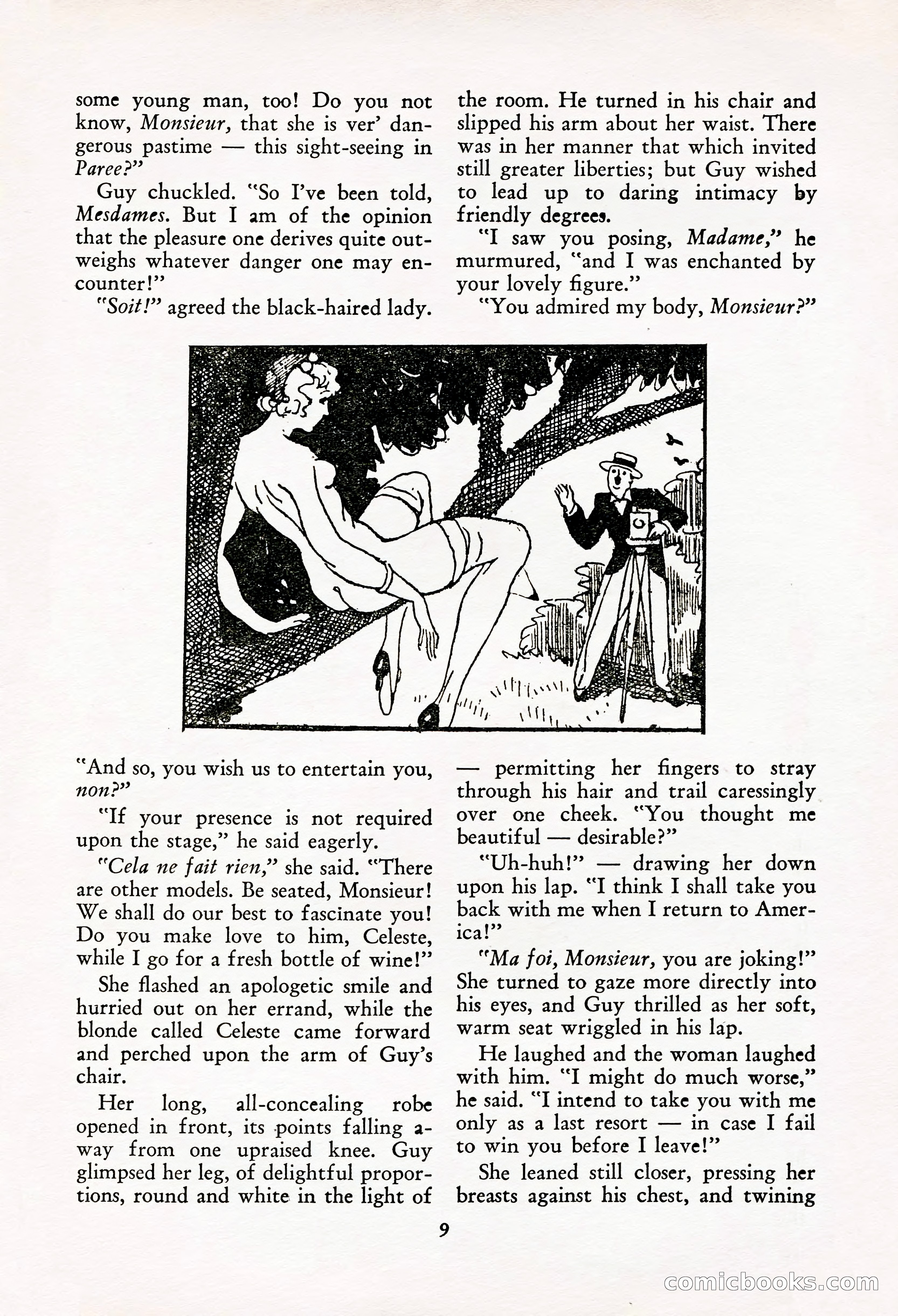 French Night Life Stories, December 1933 — page 8 of 72