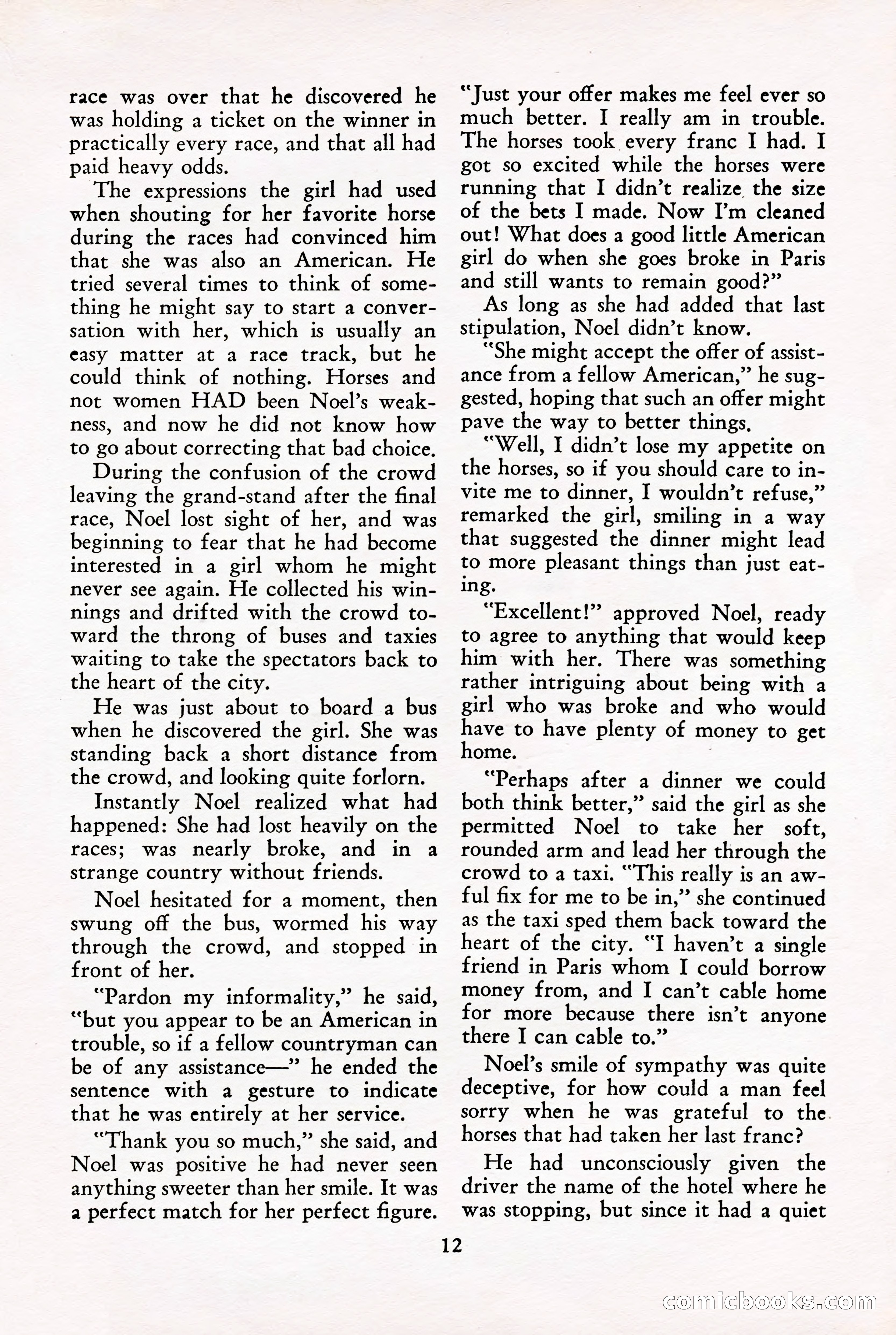 French Night Life Stories, December 1933 — page 11 of 72