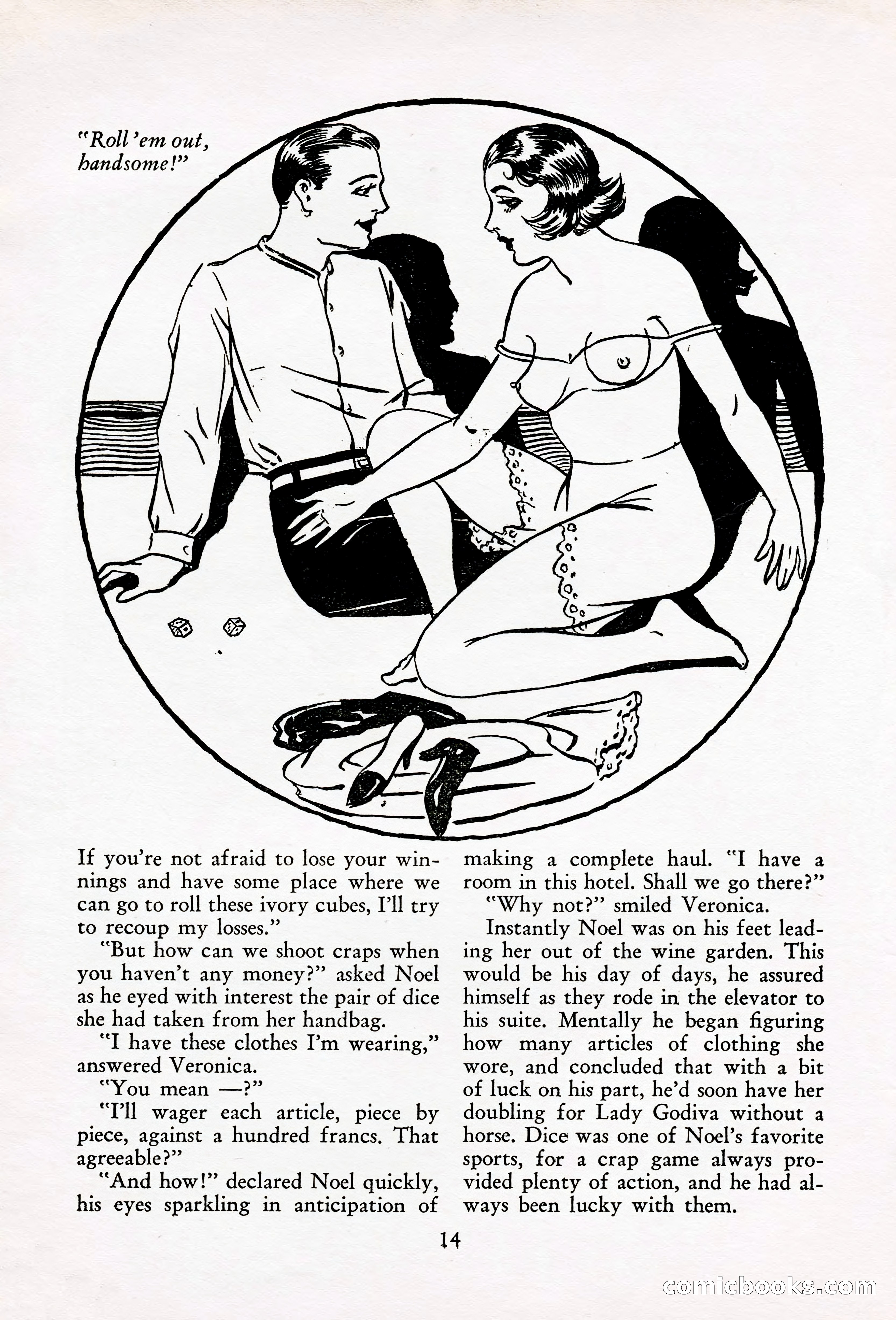 French Night Life Stories, December 1933 — page 13 of 72