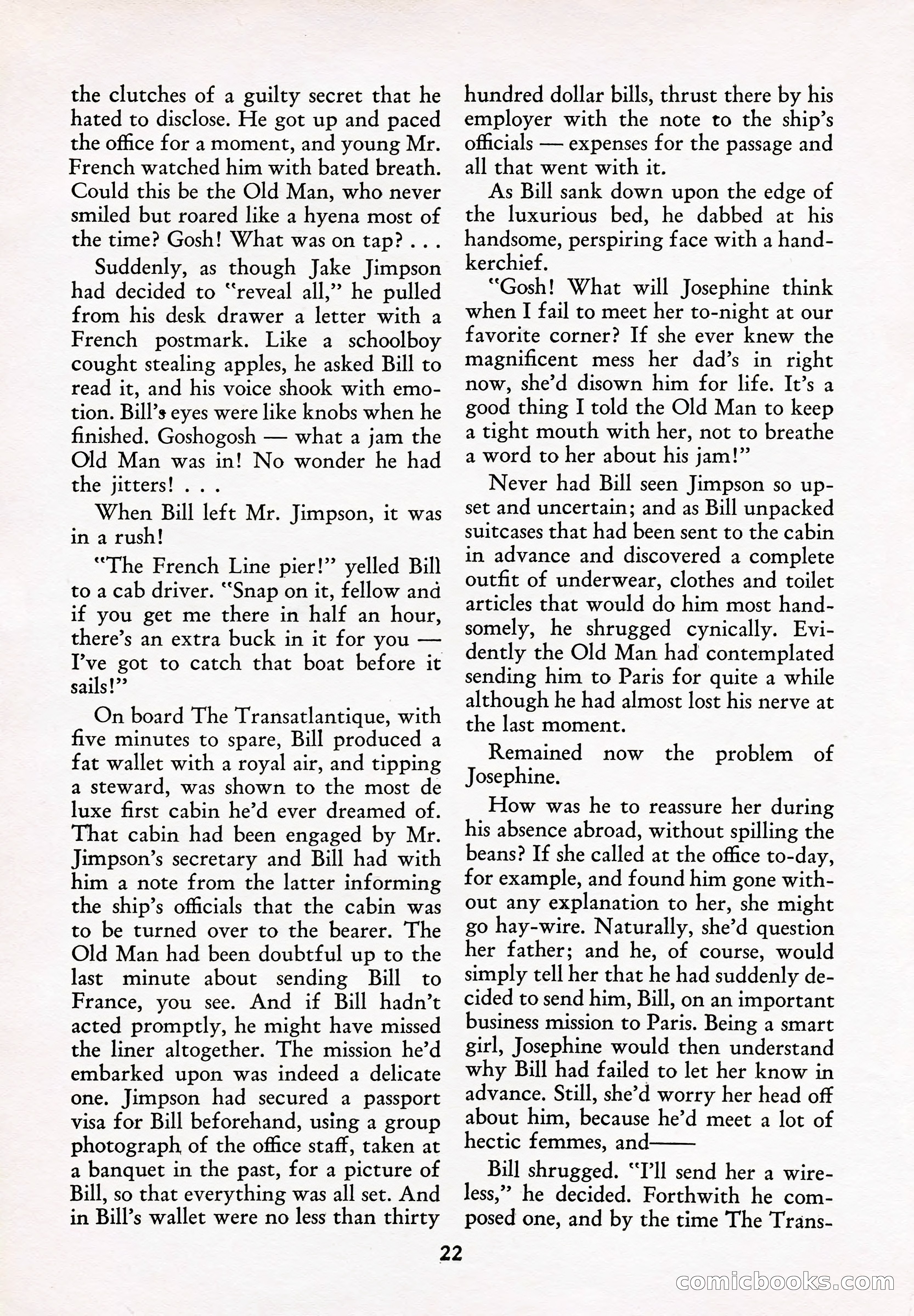 French Night Life Stories, December 1933 — page 20 of 72