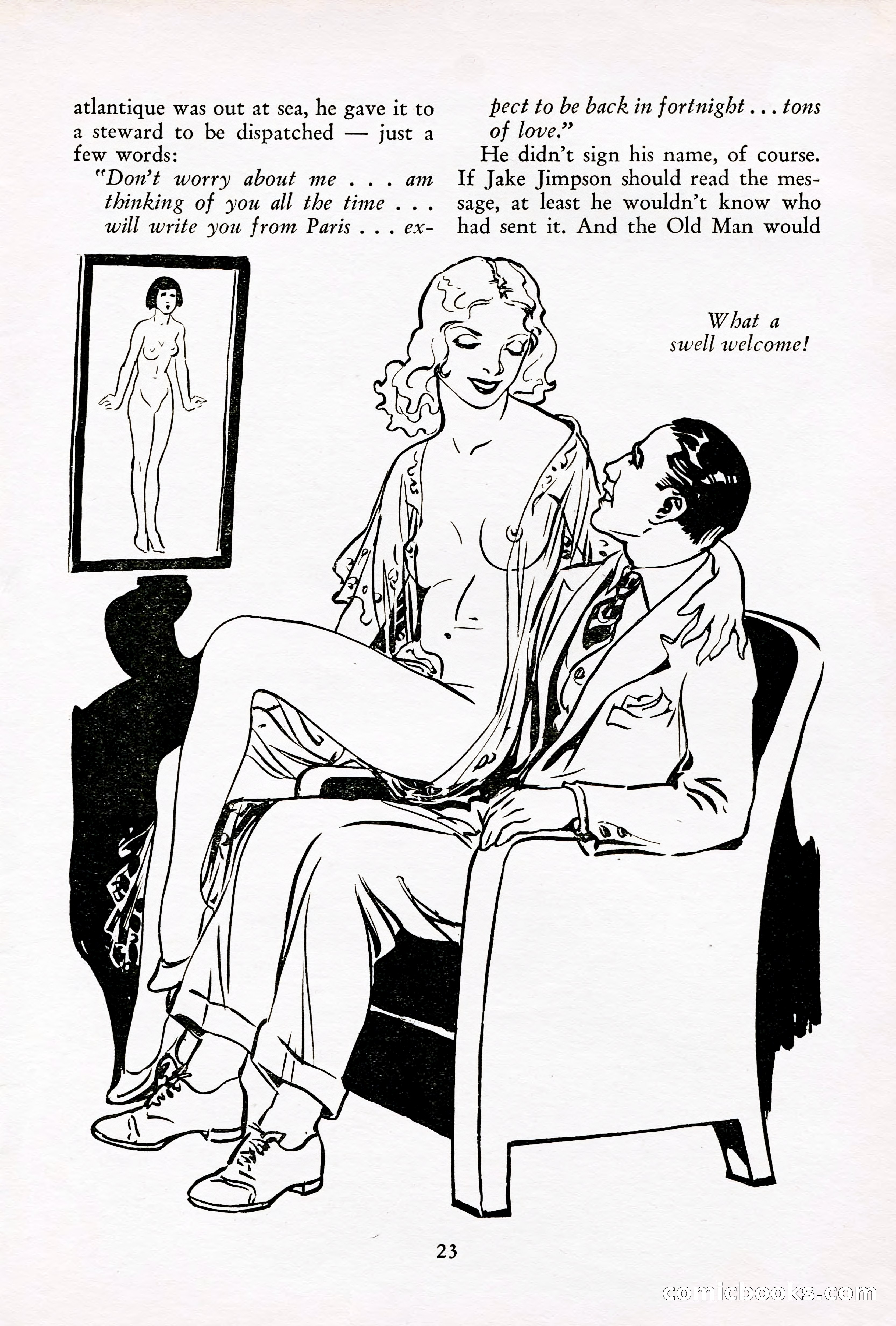 French Night Life Stories, December 1933 — page 21 of 72
