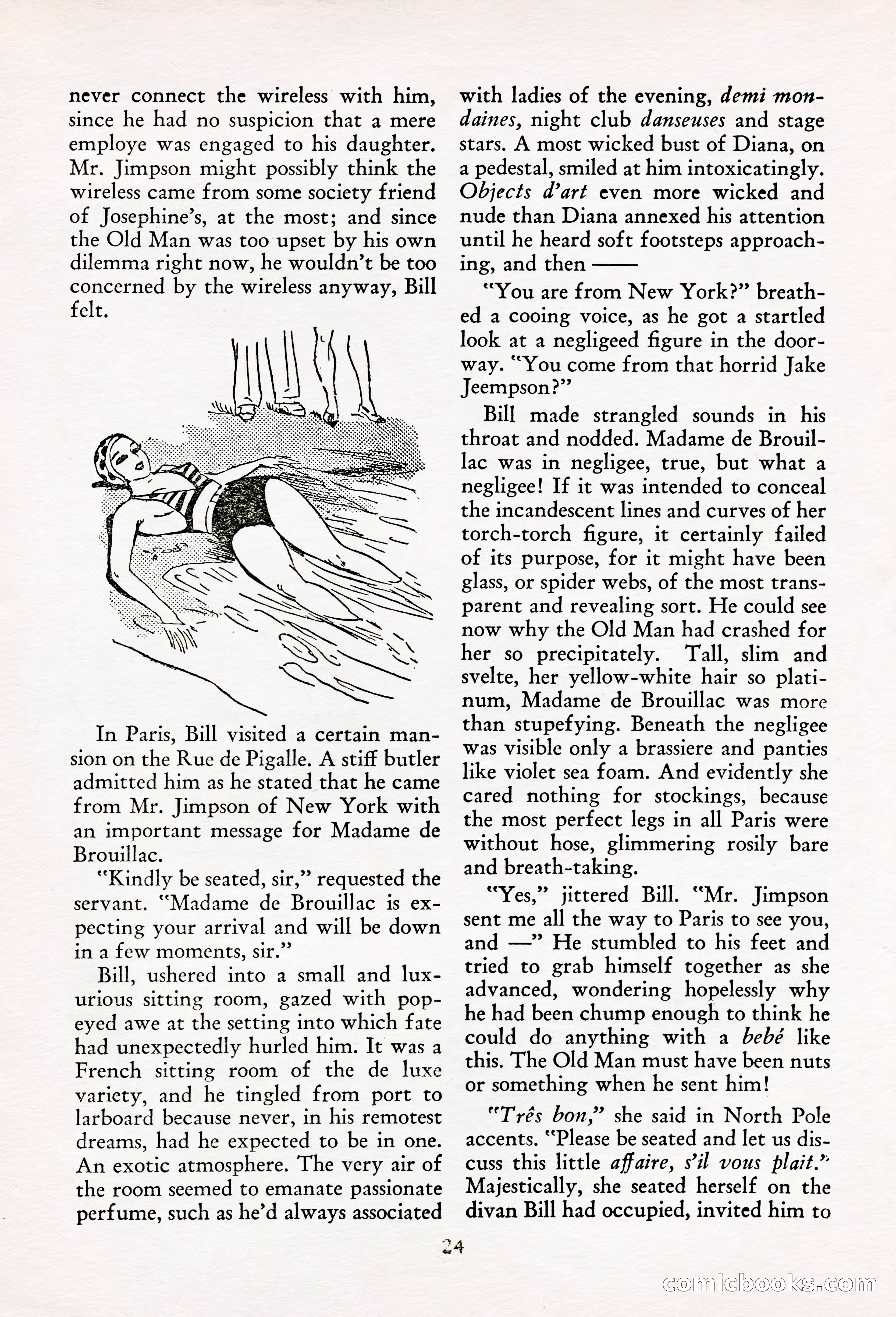 French Night Life Stories, December 1933 — page 22 of 72