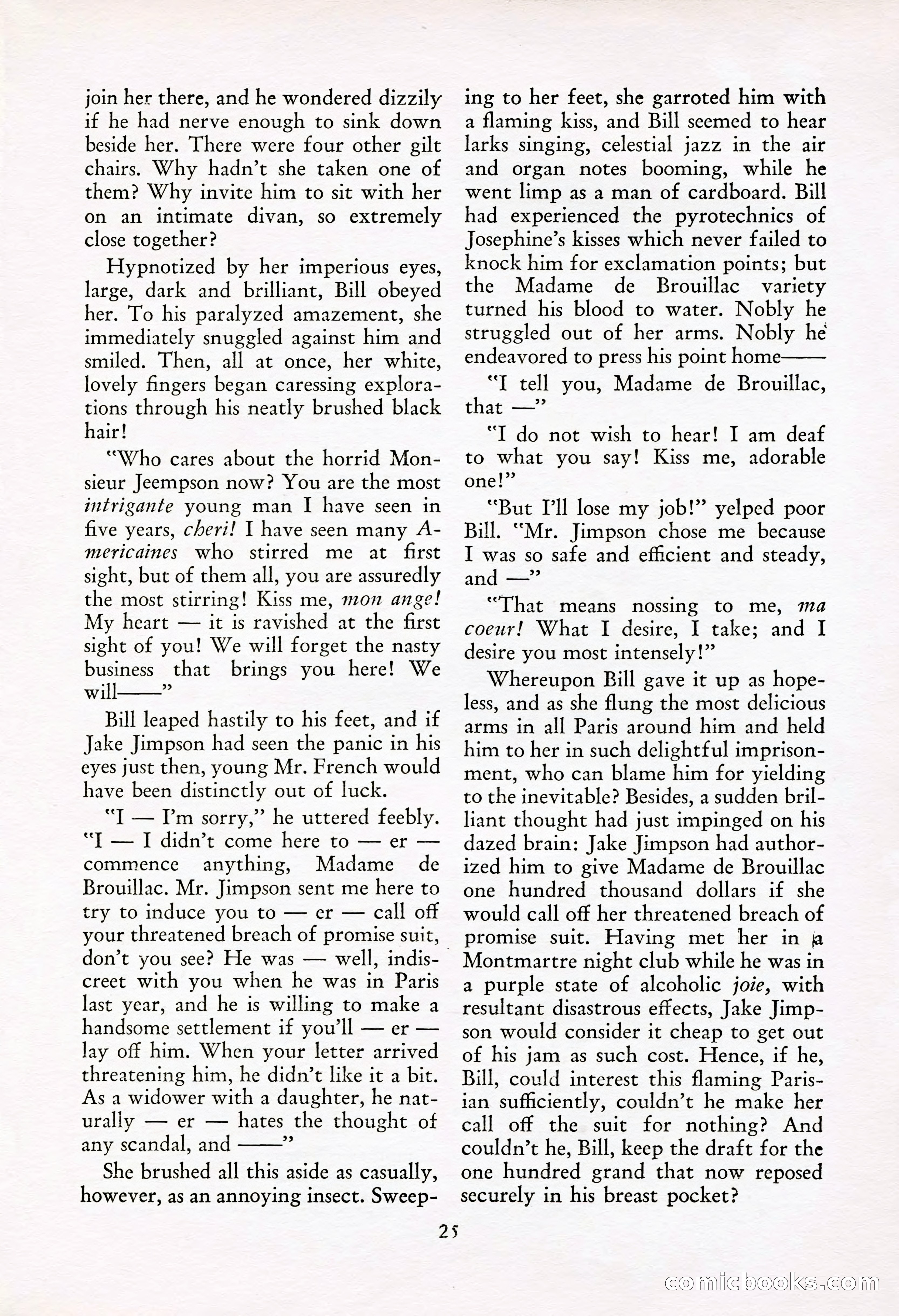 French Night Life Stories, December 1933 — page 23 of 72