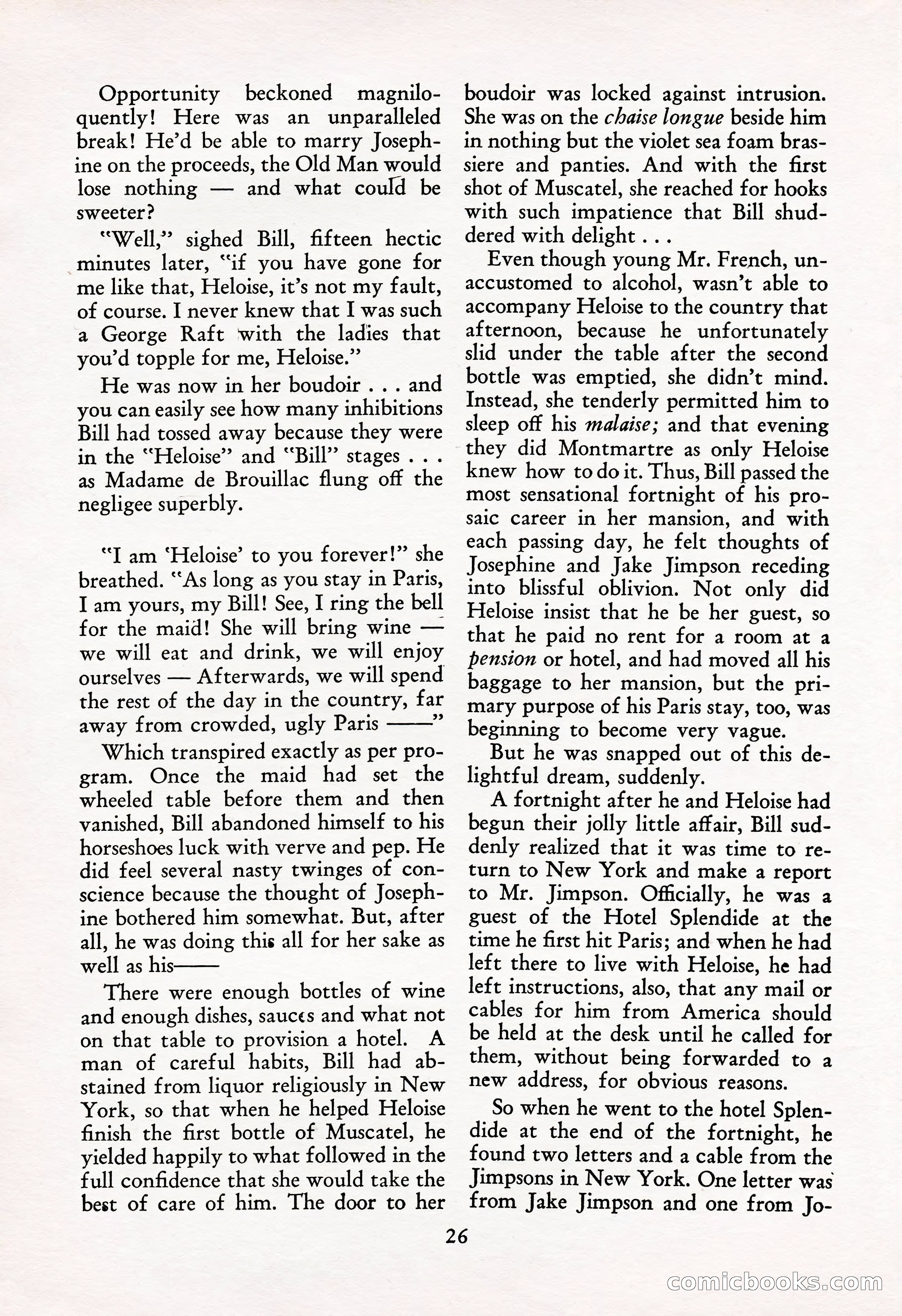 French Night Life Stories, December 1933 — page 24 of 72