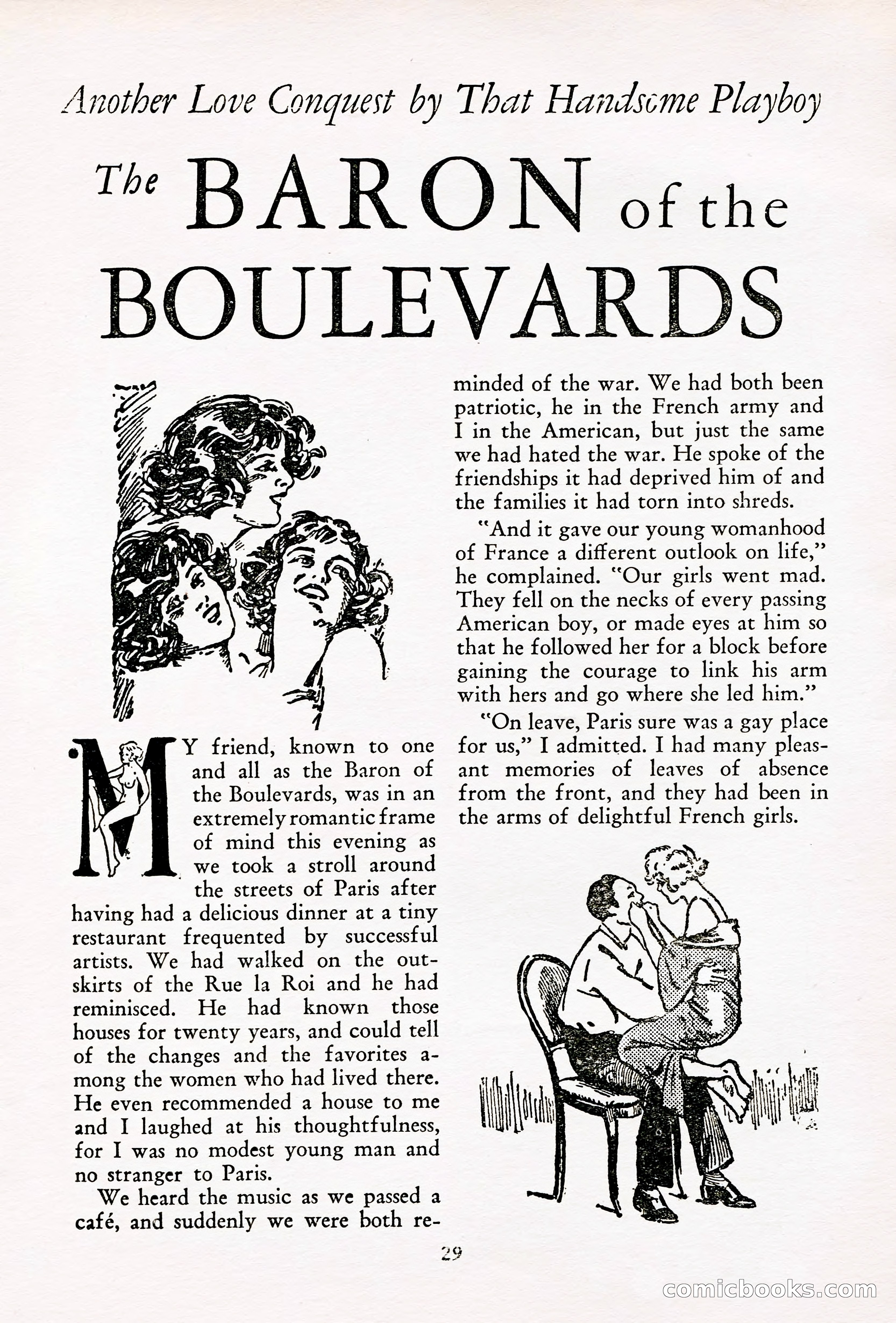French Night Life Stories, December 1933 — page 27 of 72
