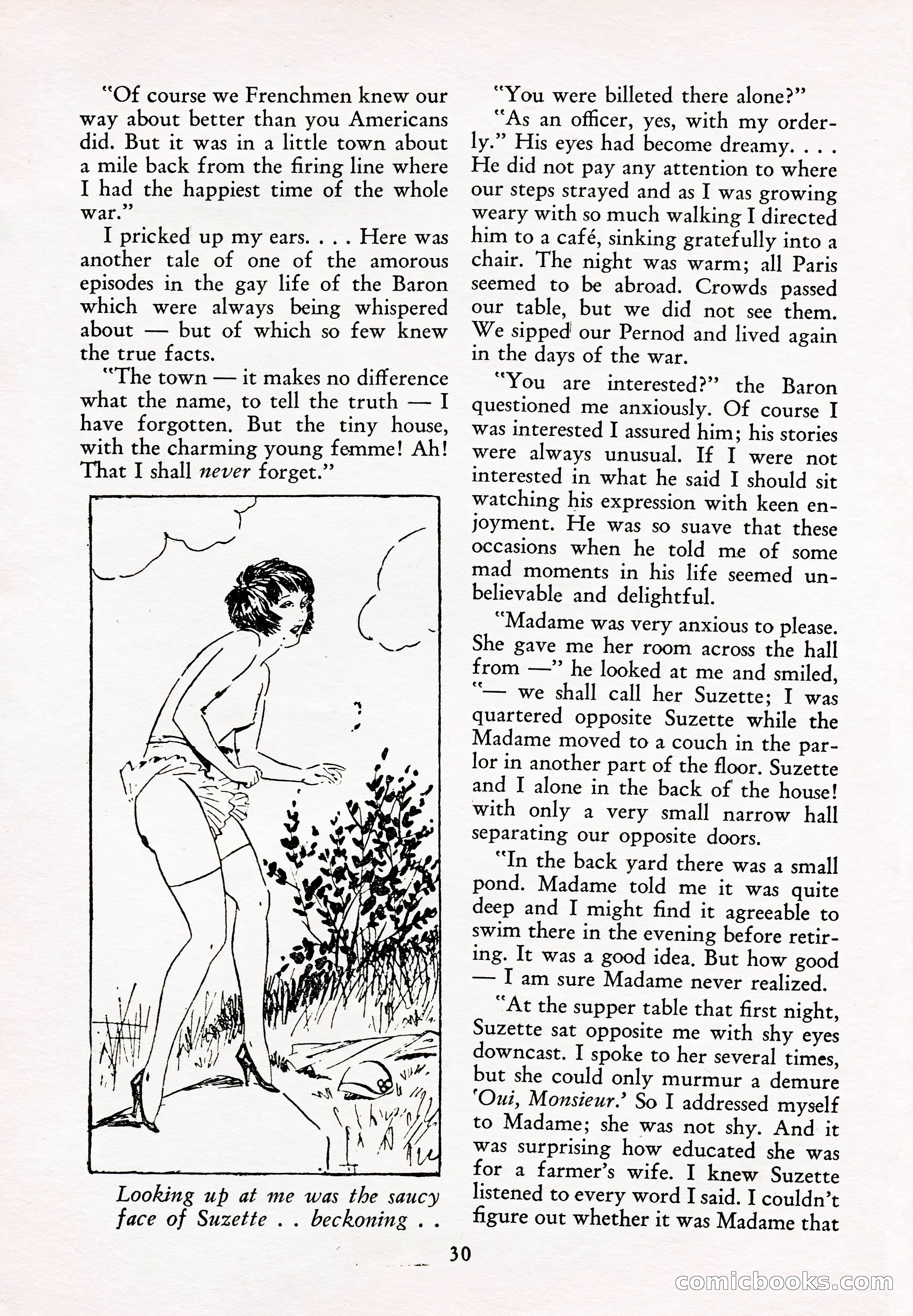 French Night Life Stories, December 1933 — page 28 of 72