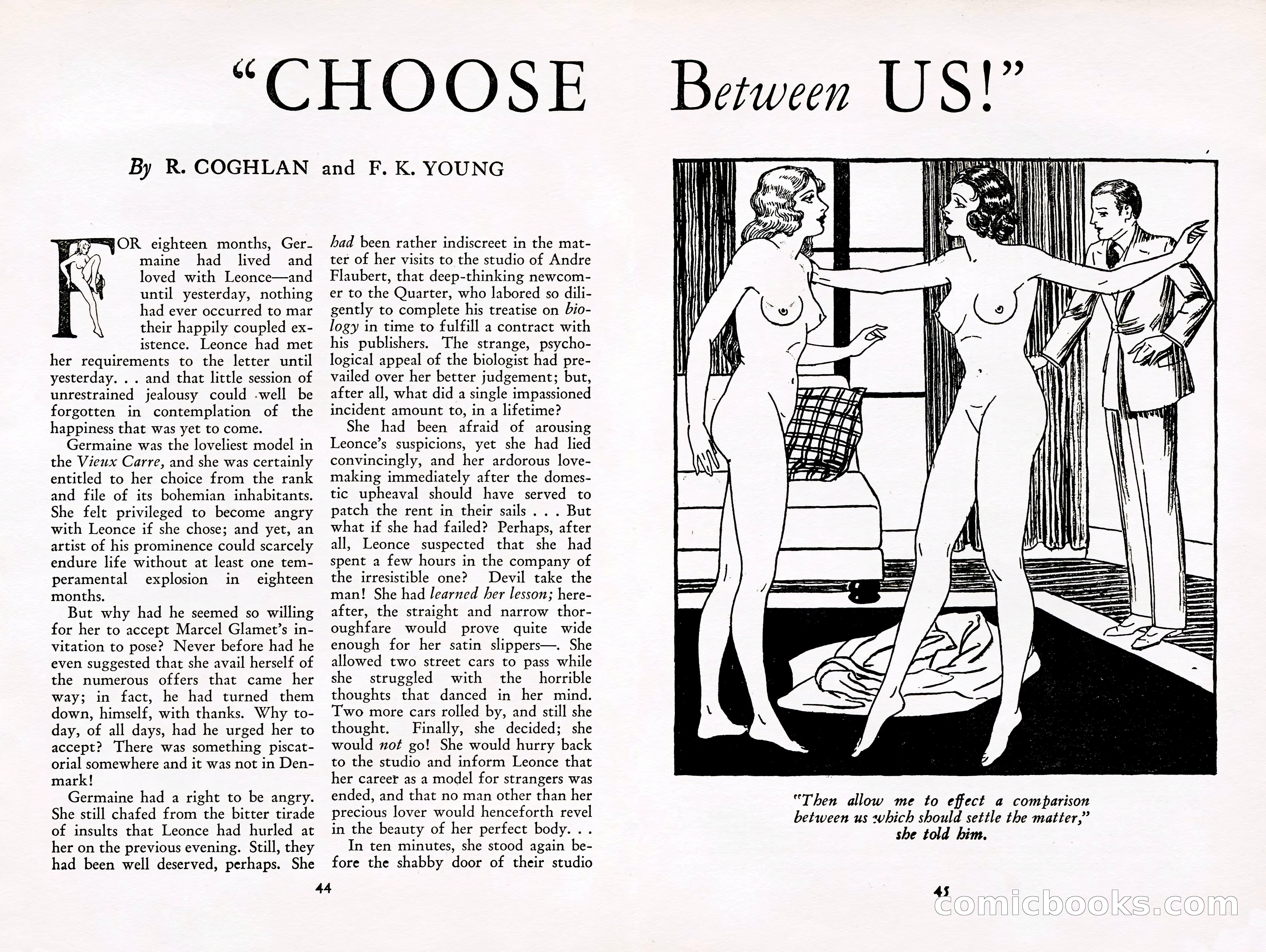 French Night Life Stories, December 1933 — page 42 of 72