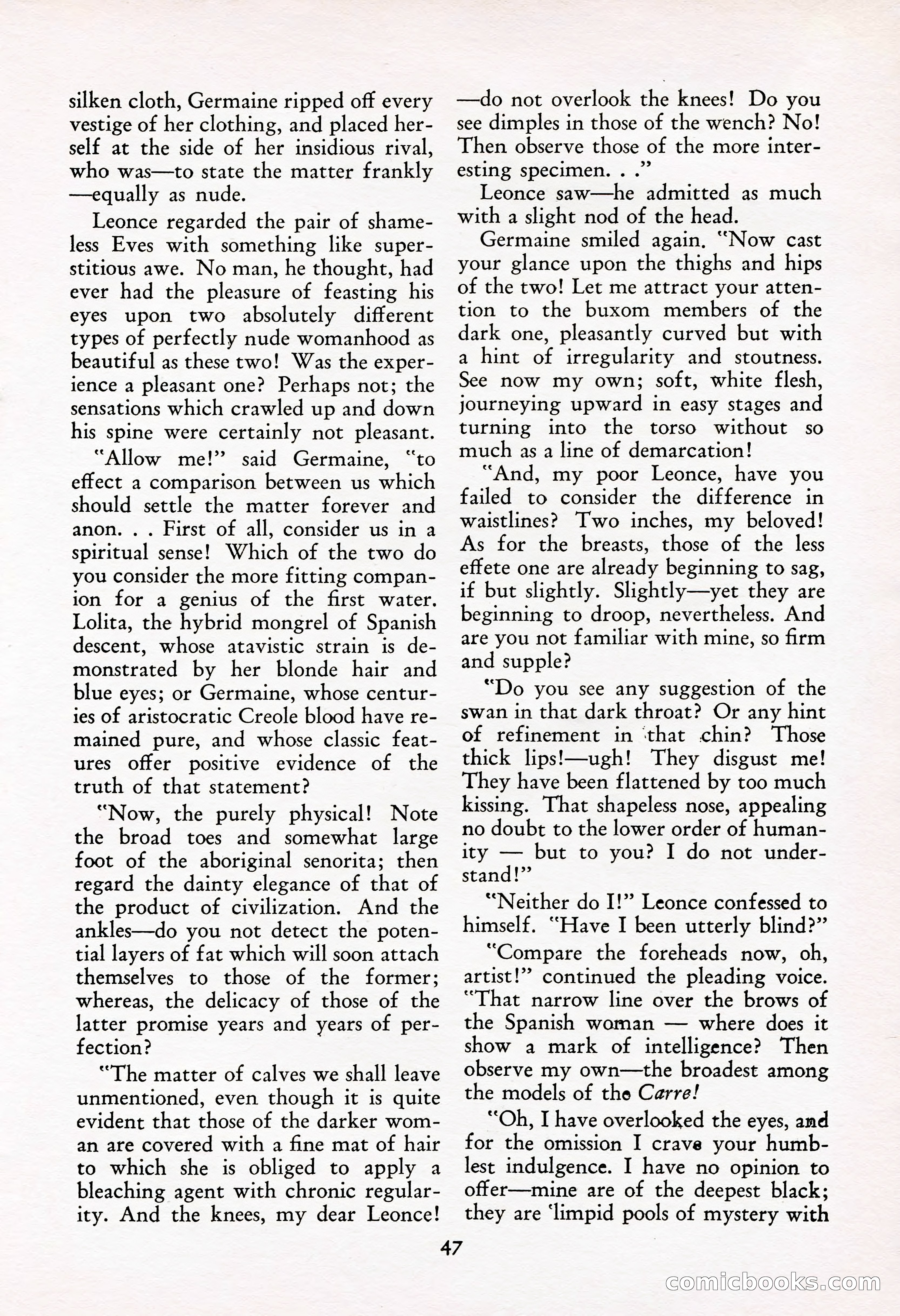 French Night Life Stories, December 1933 — page 44 of 72