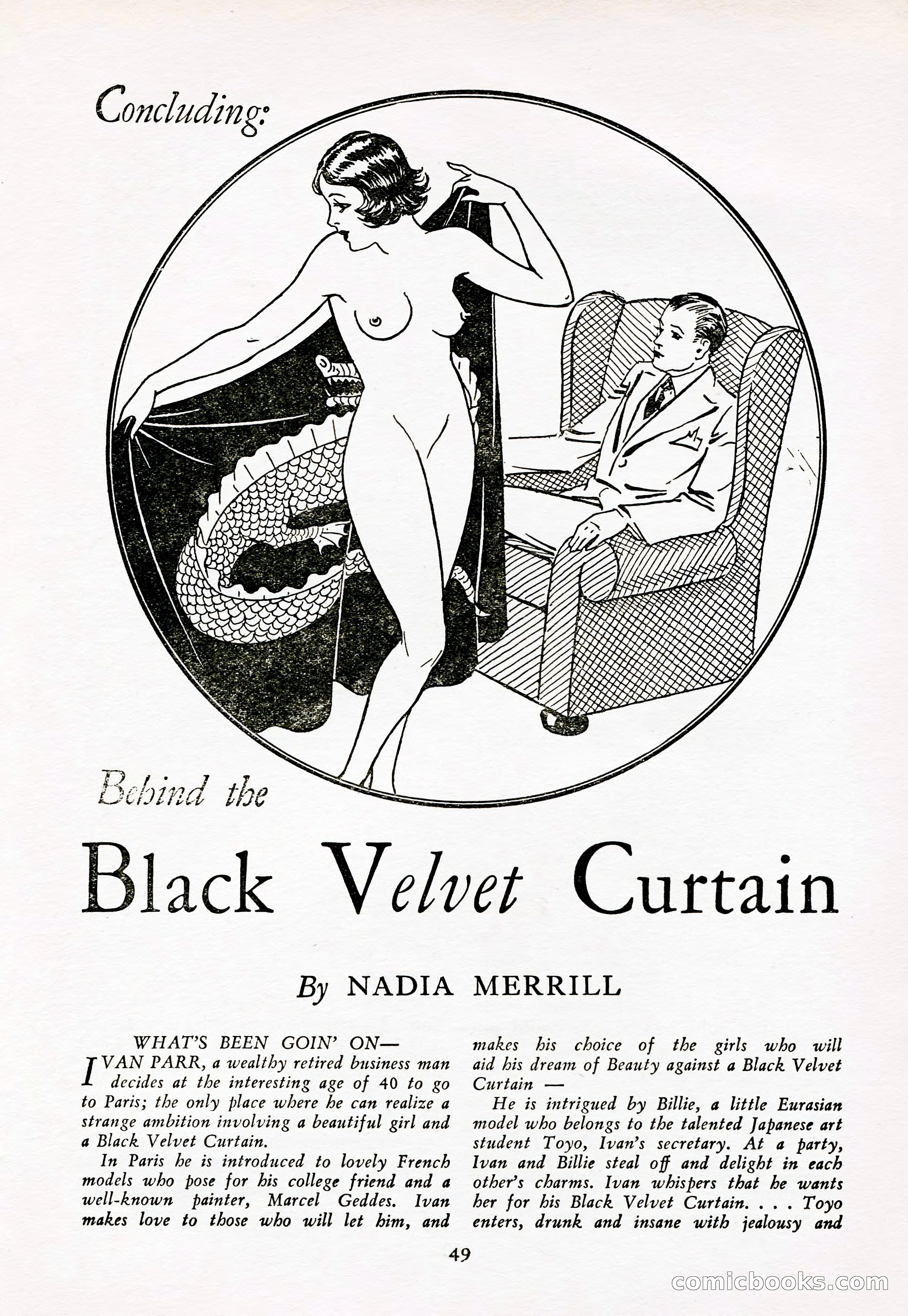 French Night Life Stories, December 1933 — page 46 of 72
