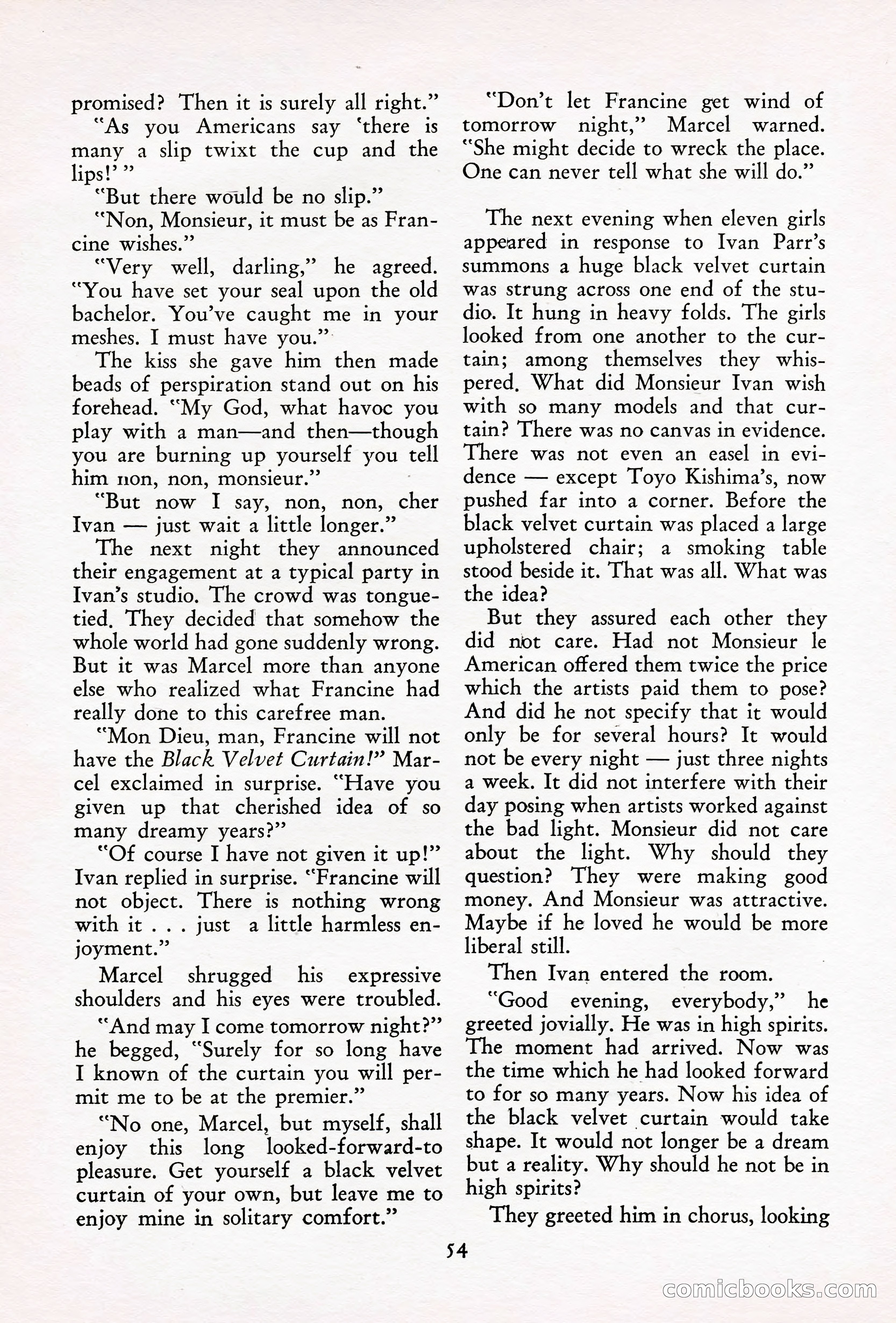 French Night Life Stories, December 1933 — page 51 of 72