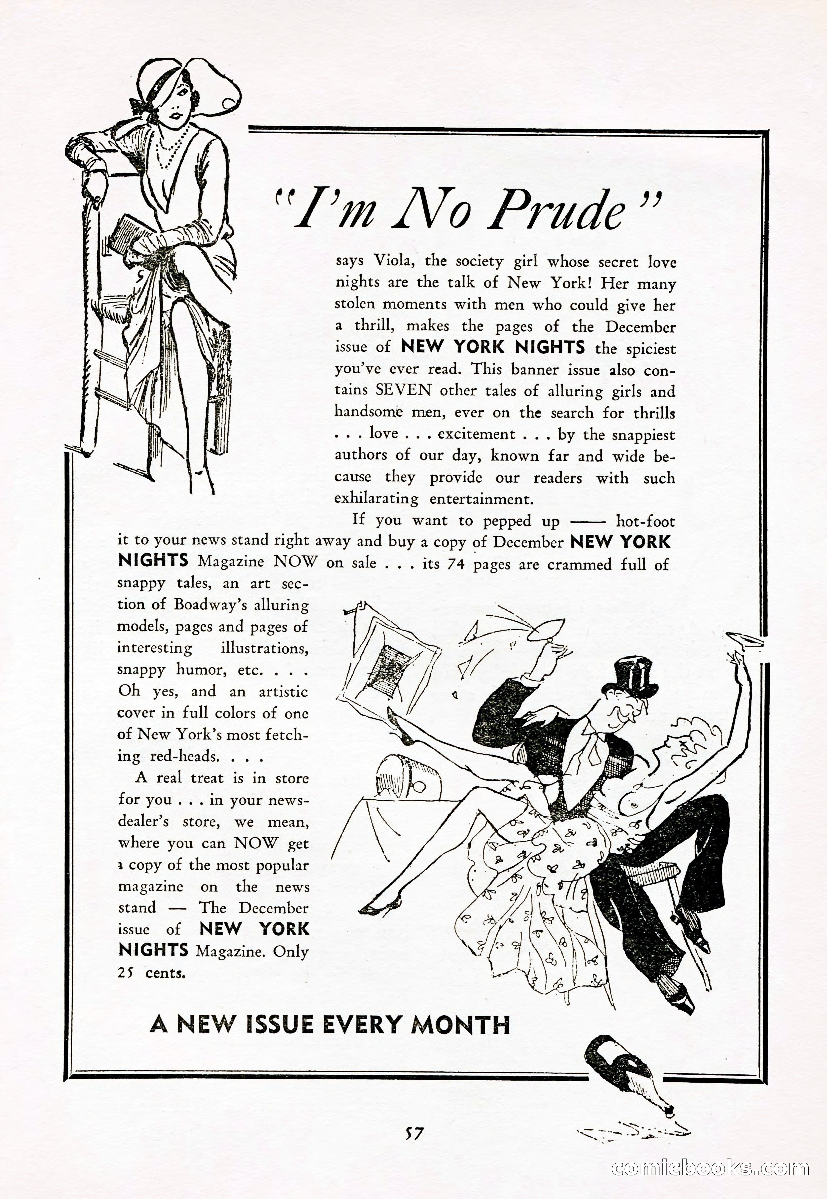 French Night Life Stories, December 1933 — page 54 of 72