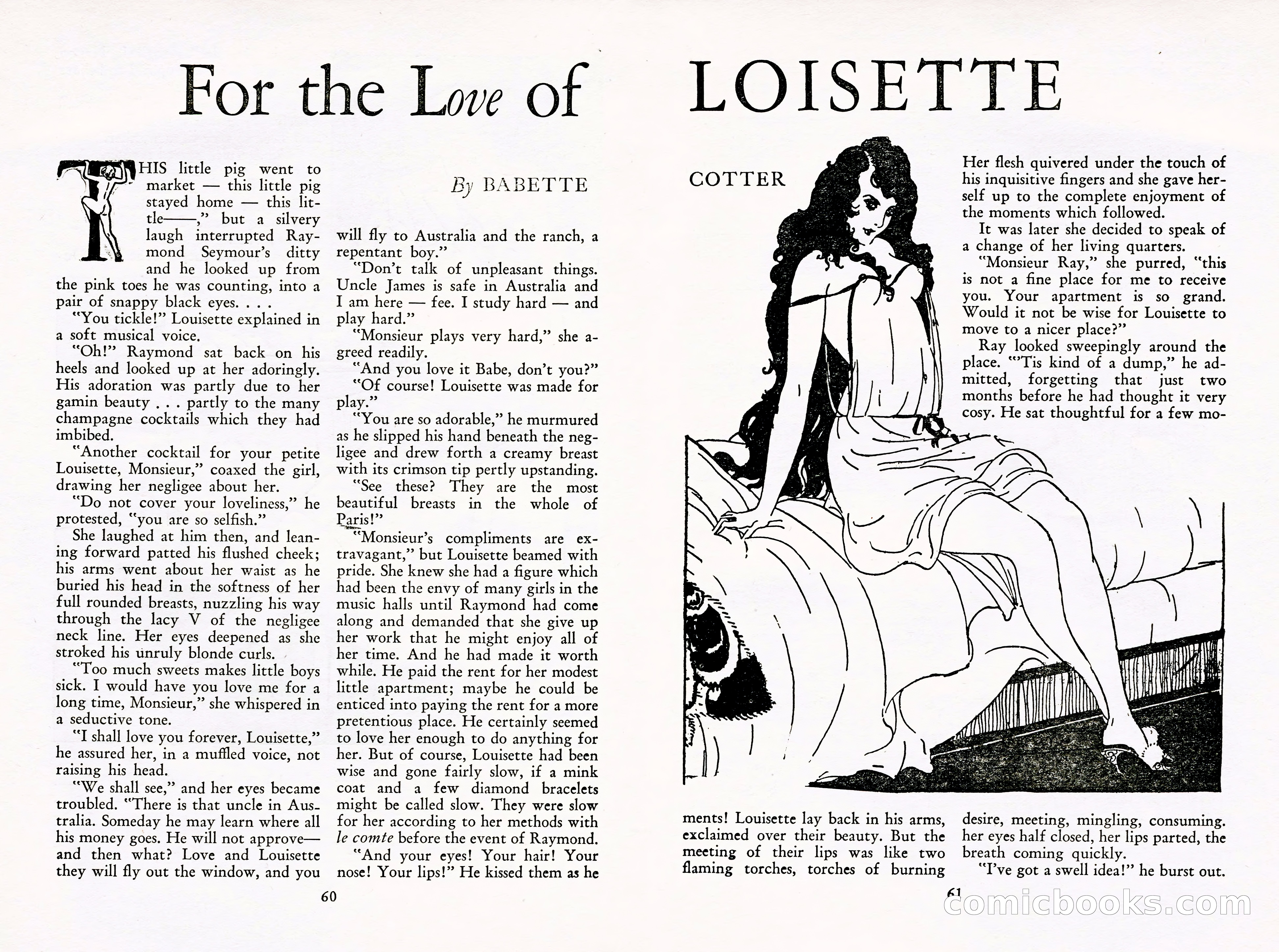 French Night Life Stories, December 1933 — page 56 of 72
