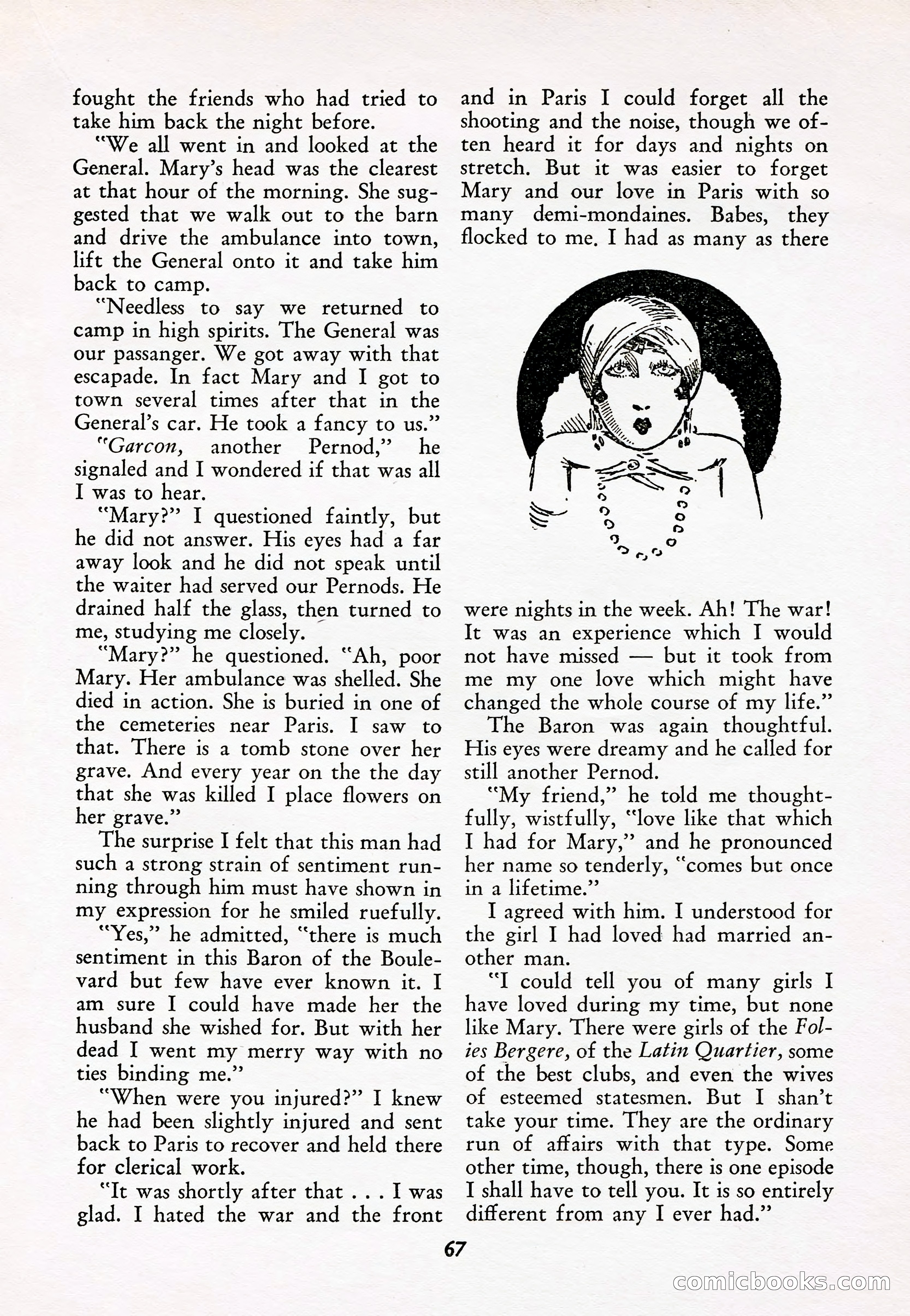 French Night Life Stories, December 1933 — page 62 of 72