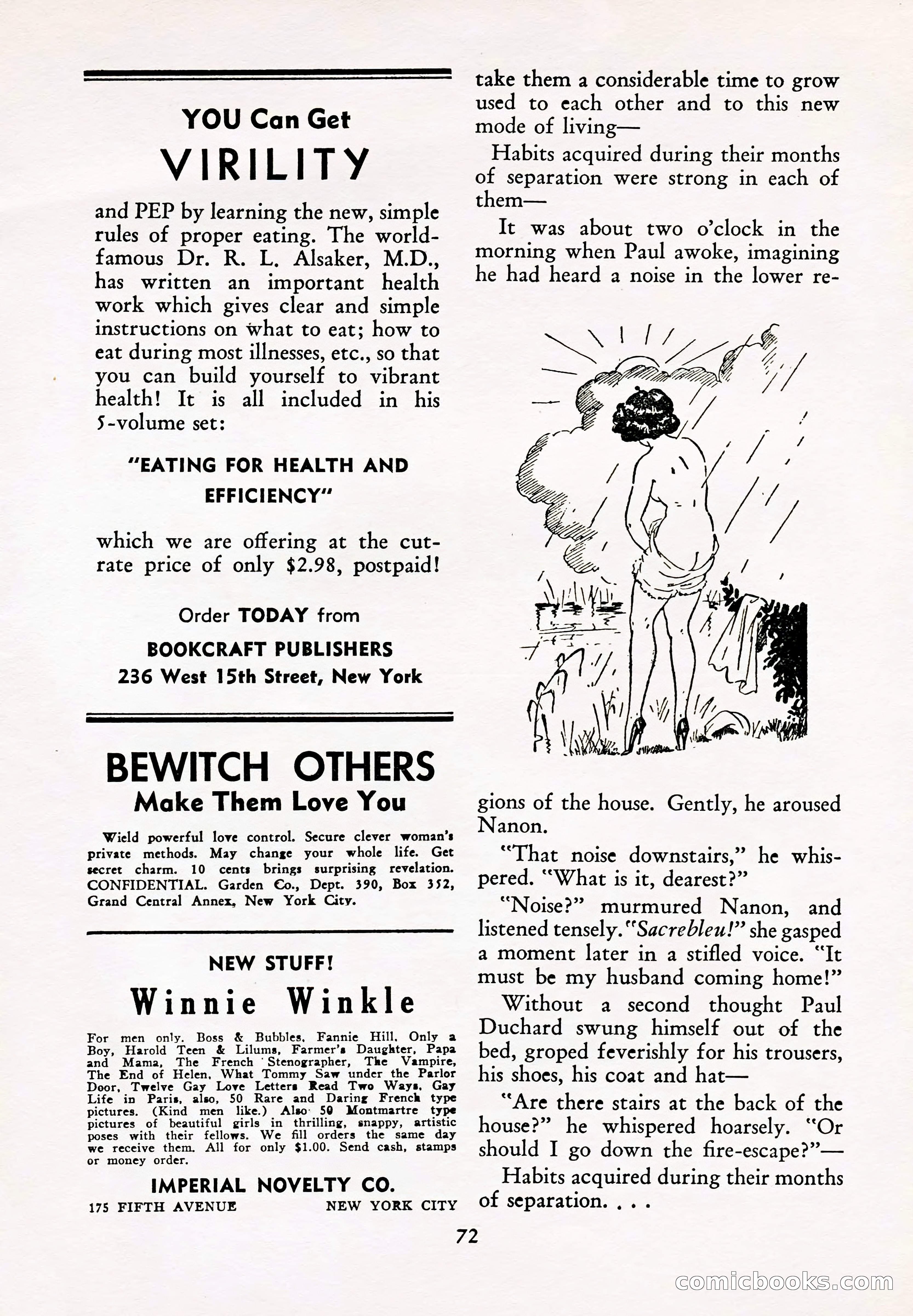 French Night Life Stories, December 1933 — page 67 of 72