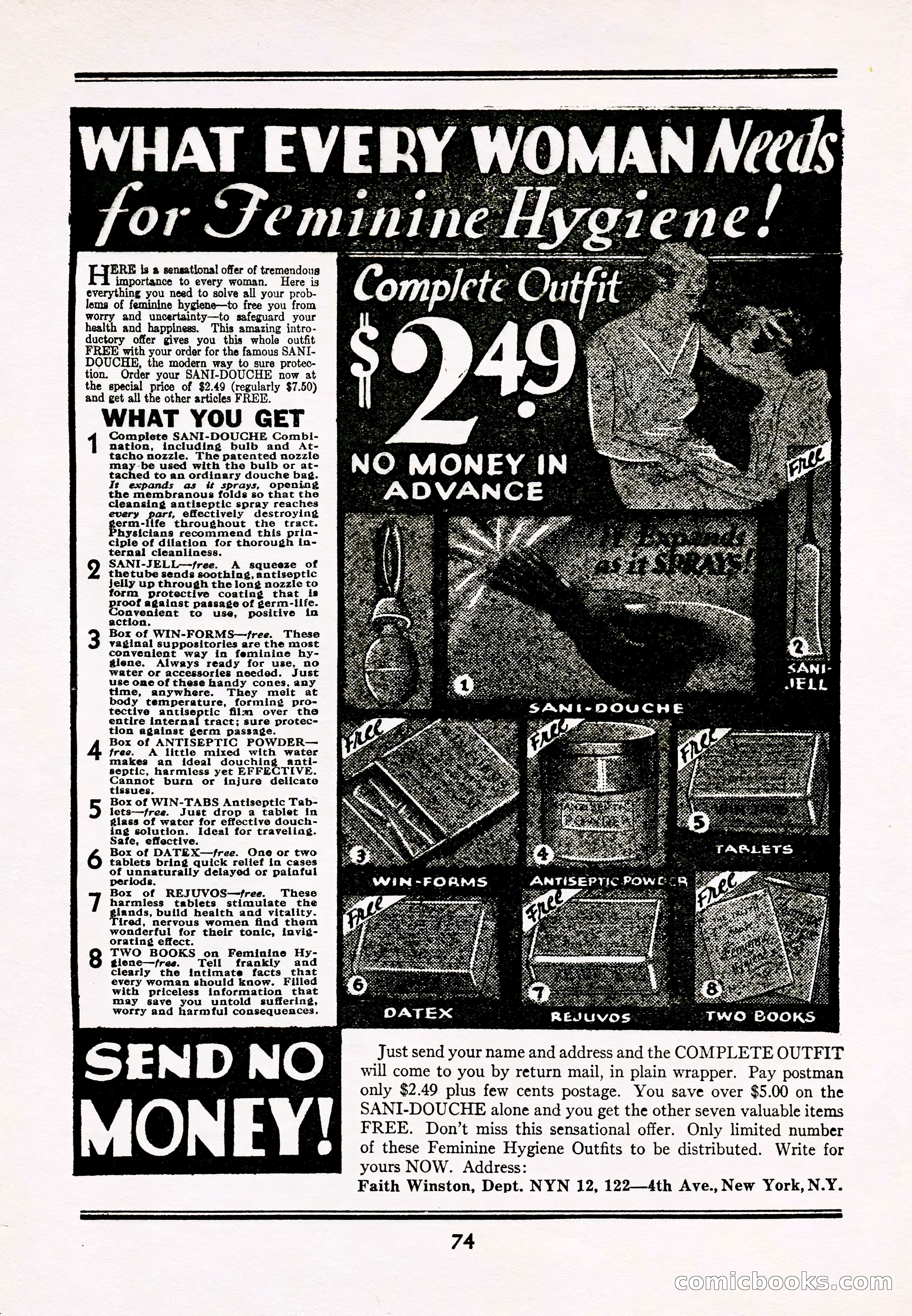 French Night Life Stories, December 1933 — page 69 of 72
