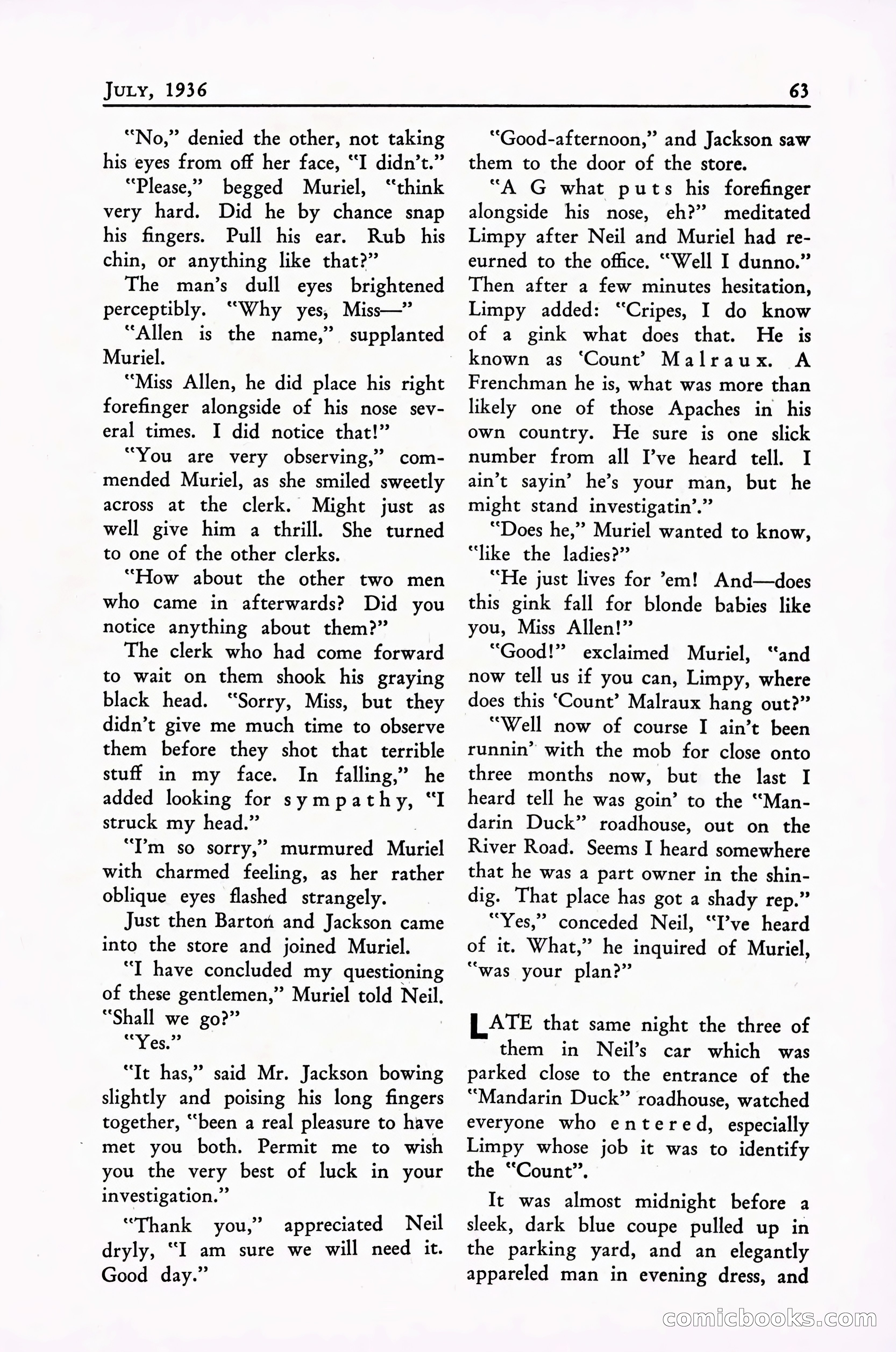 French Night Life Stories — page 61 of 67