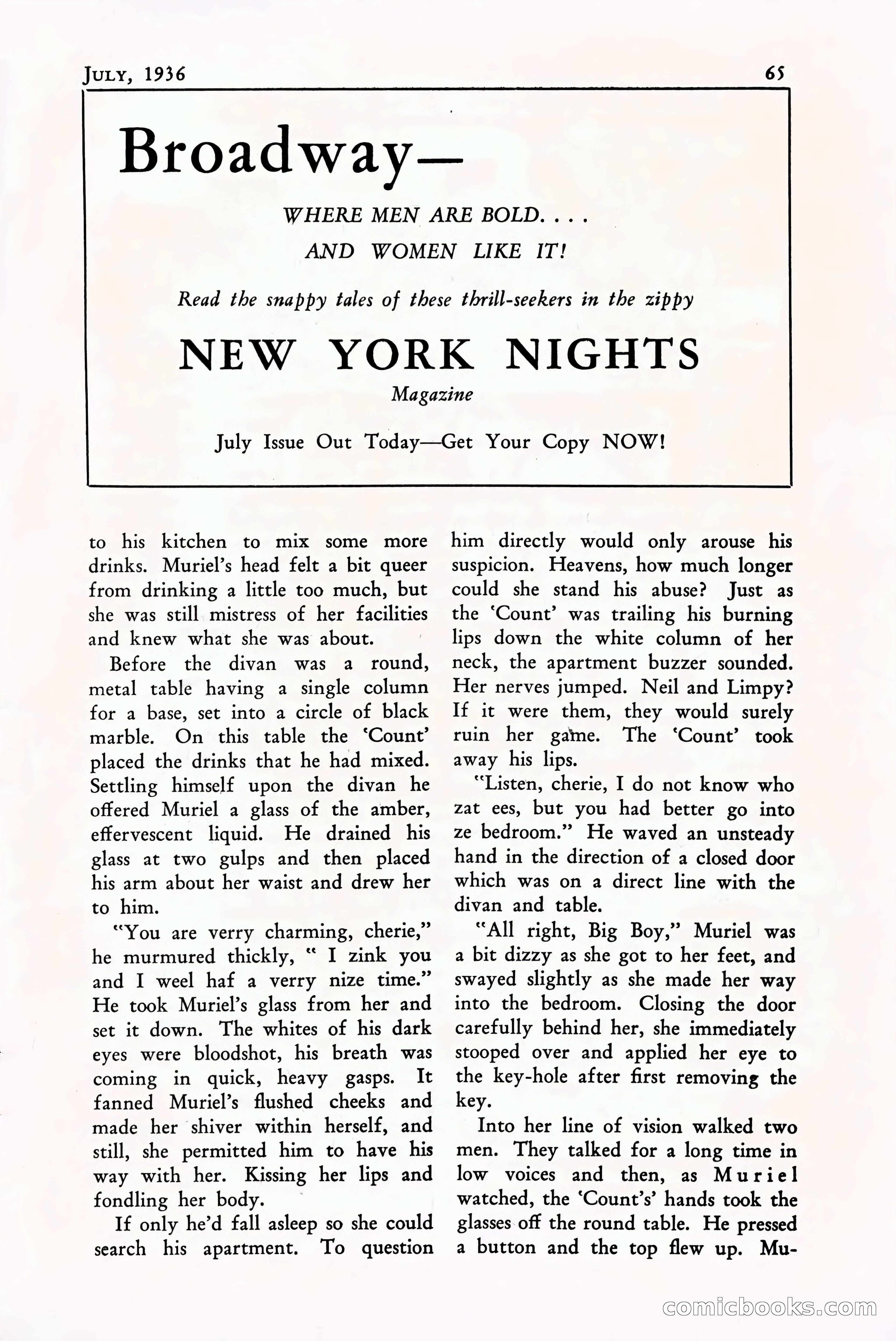 French Night Life Stories — page 63 of 67