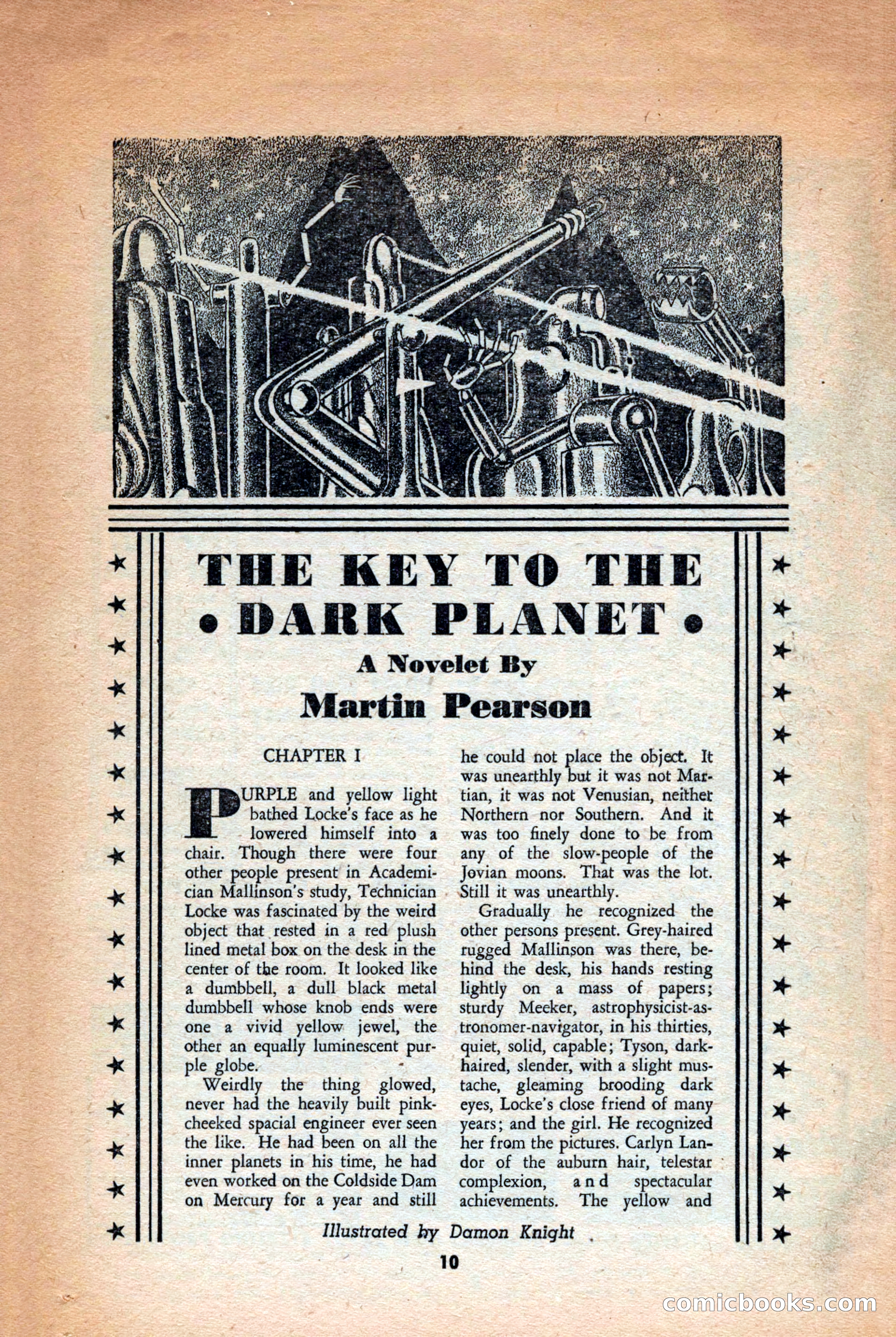Future: Fantasy and Science Fiction, December 1942 — page 10 of 116