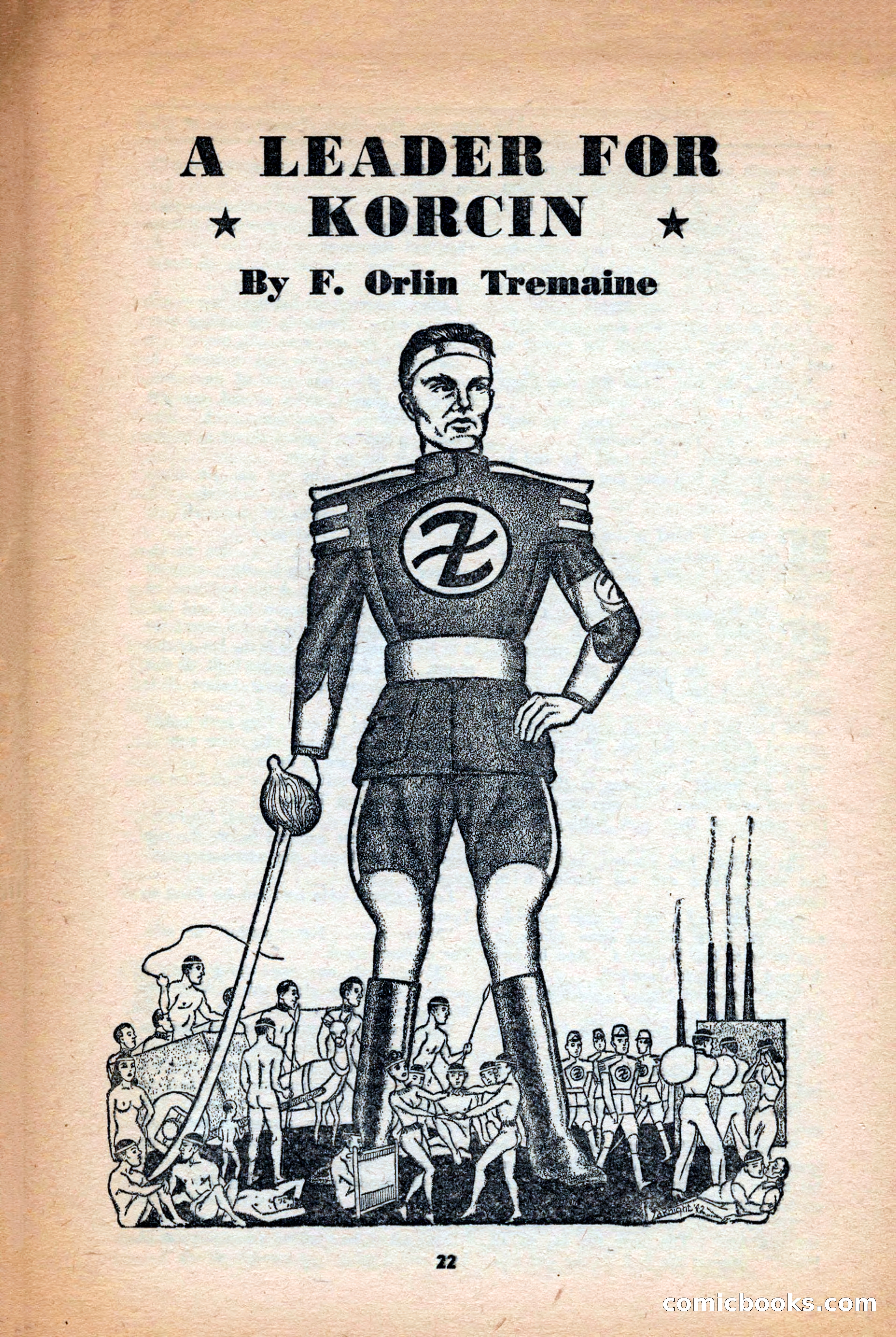 Future: Fantasy and Science Fiction, December 1942 — page 22 of 116