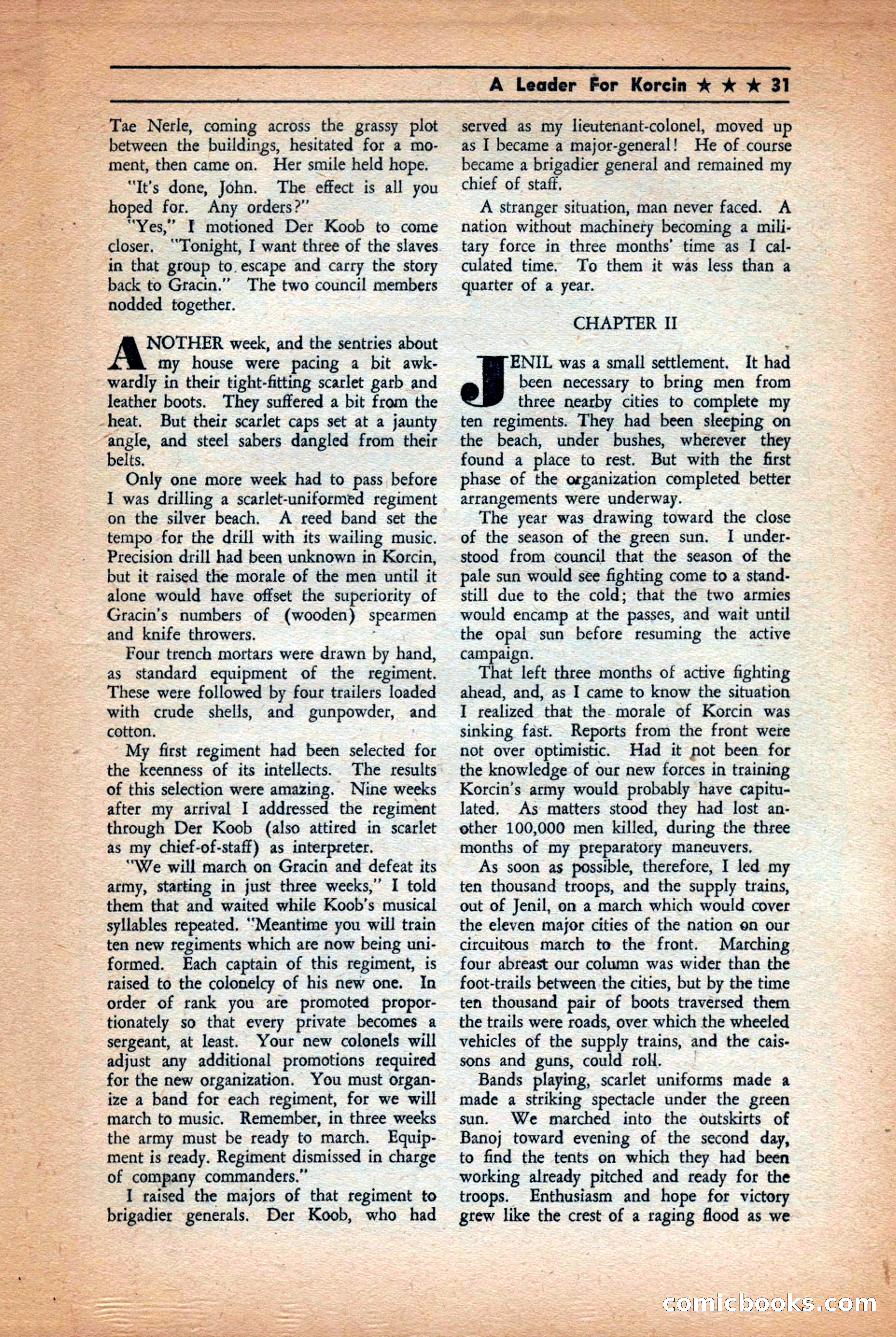 Future: Fantasy and Science Fiction, December 1942 — page 31 of 116