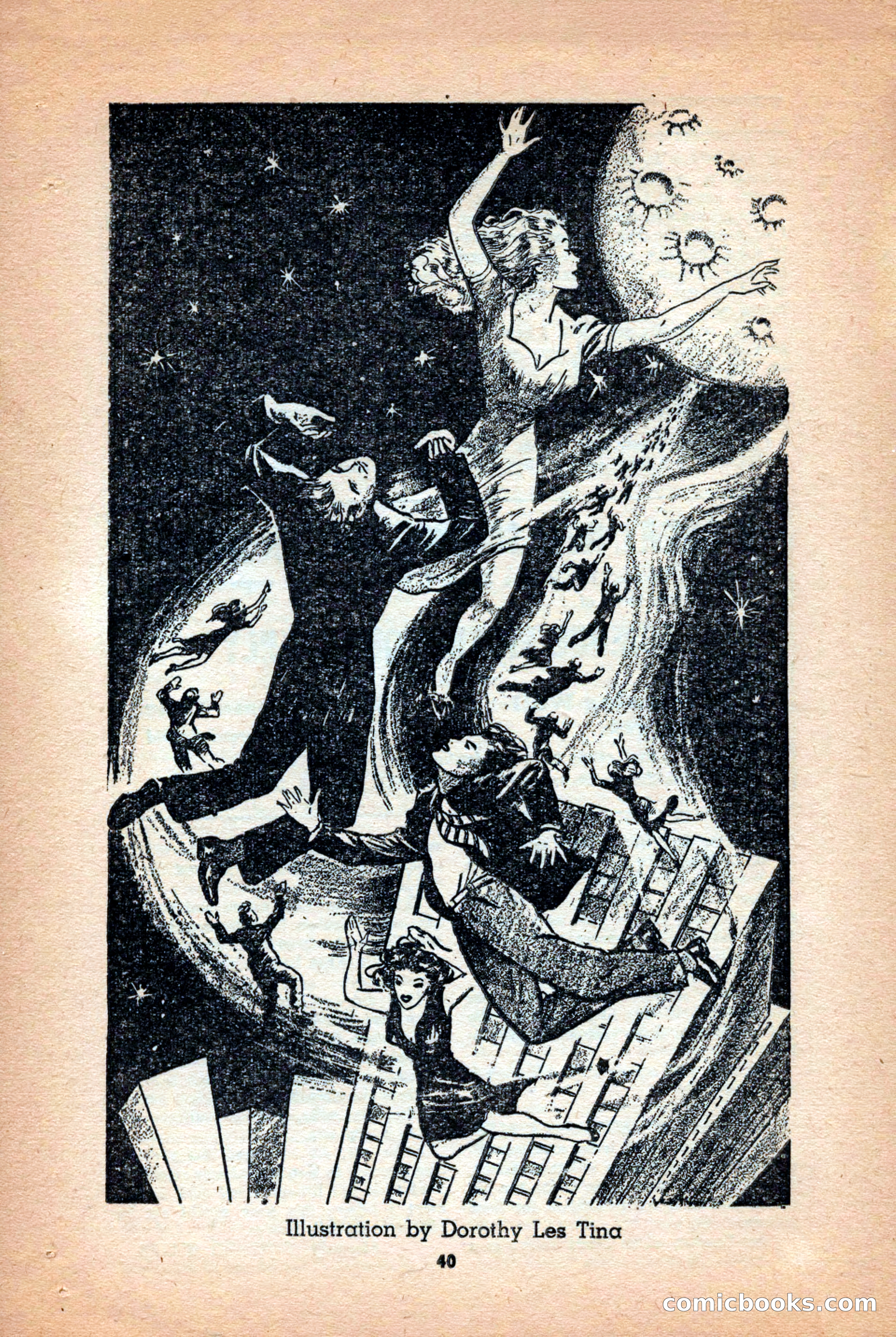 Future: Fantasy and Science Fiction, December 1942 — page 40 of 116