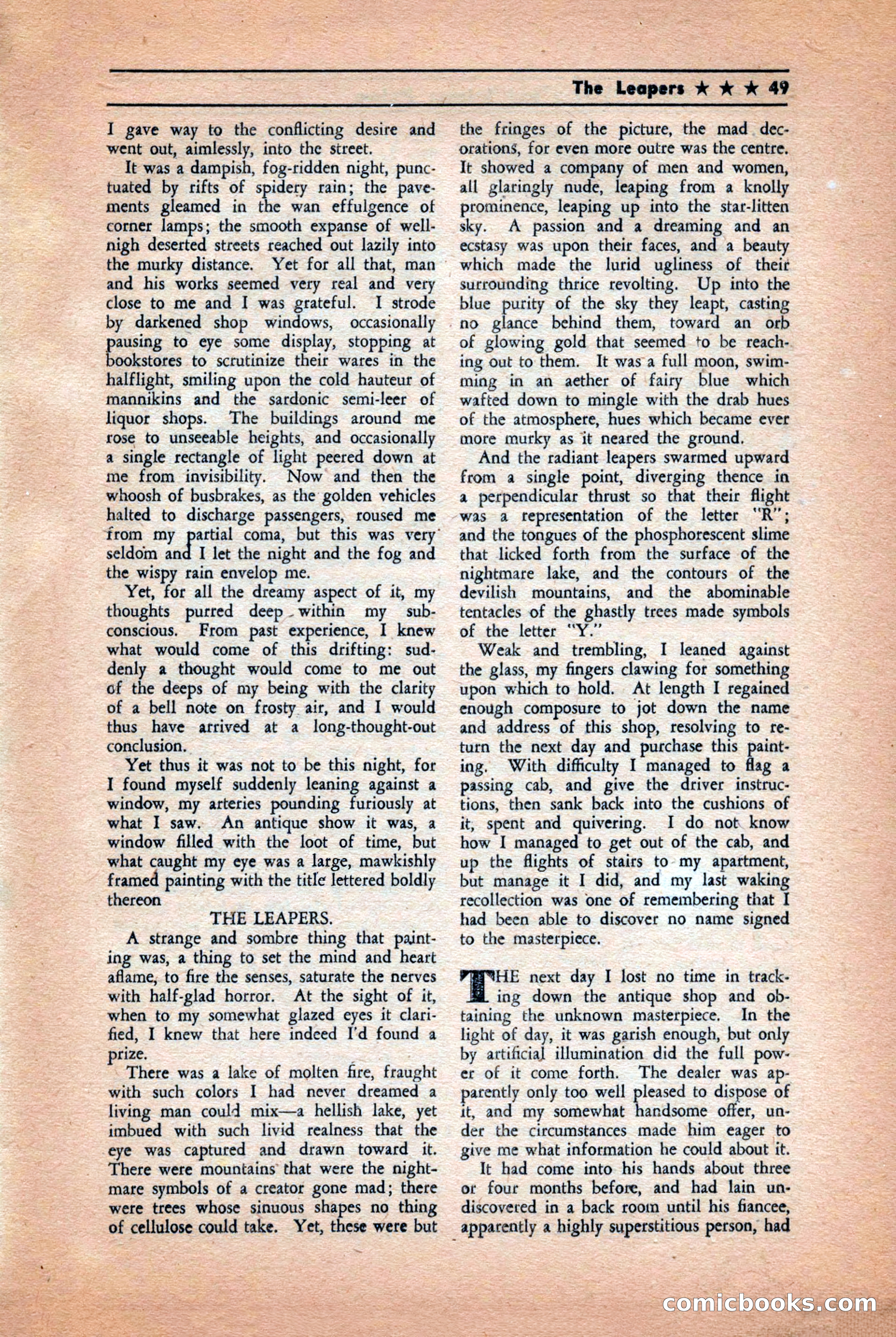 Future: Fantasy and Science Fiction, December 1942 — page 49 of 116