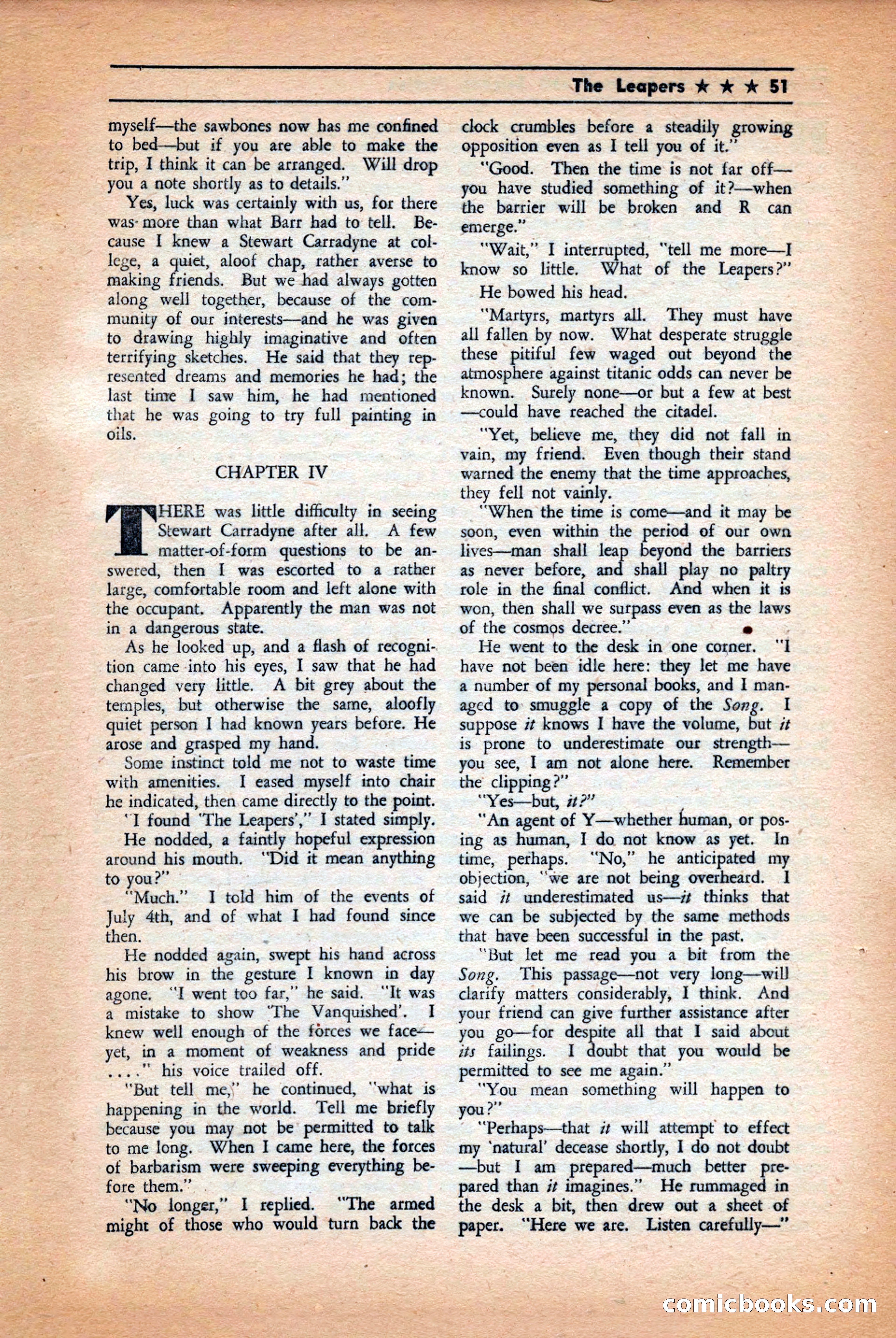 Future: Fantasy and Science Fiction, December 1942 — page 51 of 116