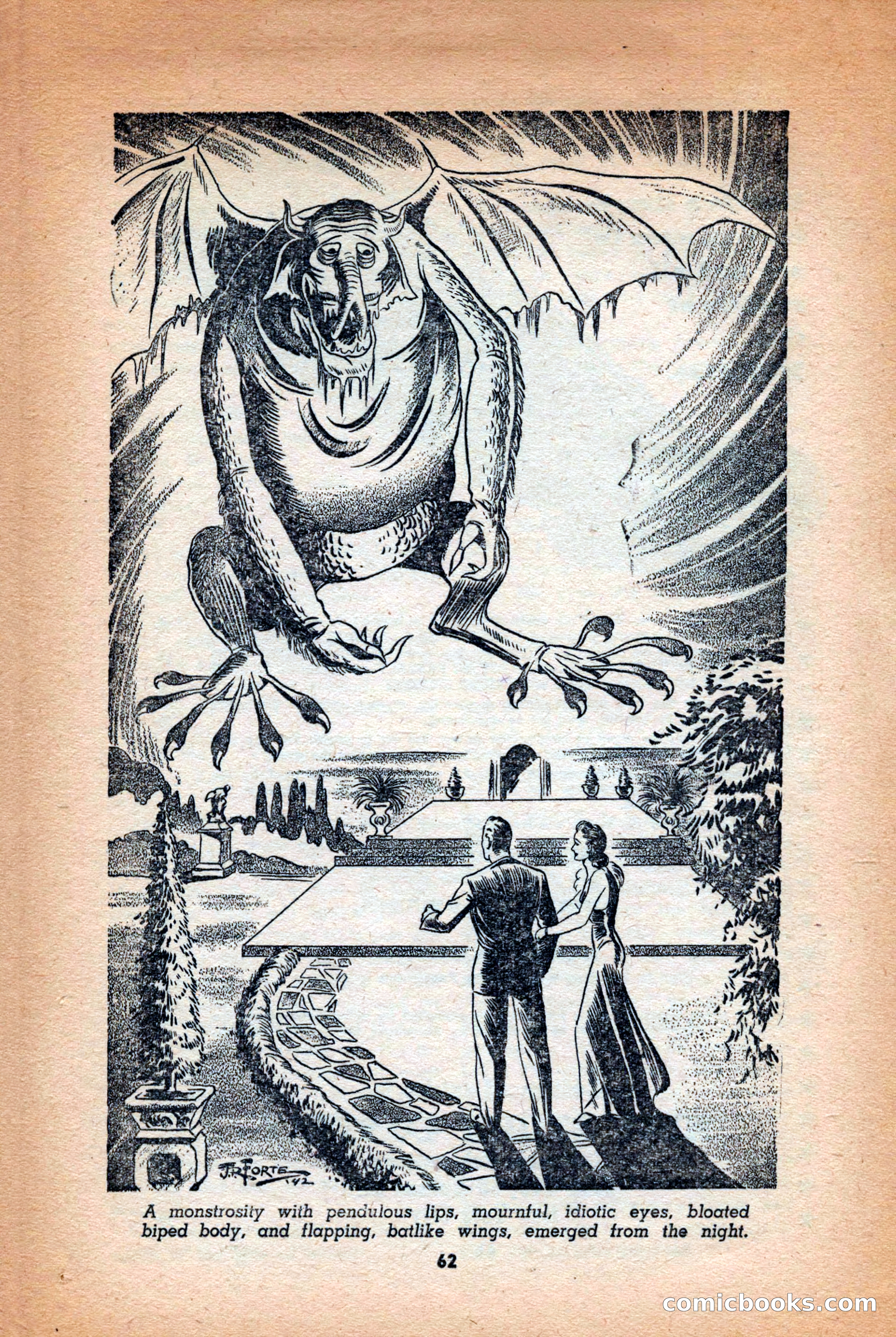 Future: Fantasy and Science Fiction, December 1942 — page 62 of 116