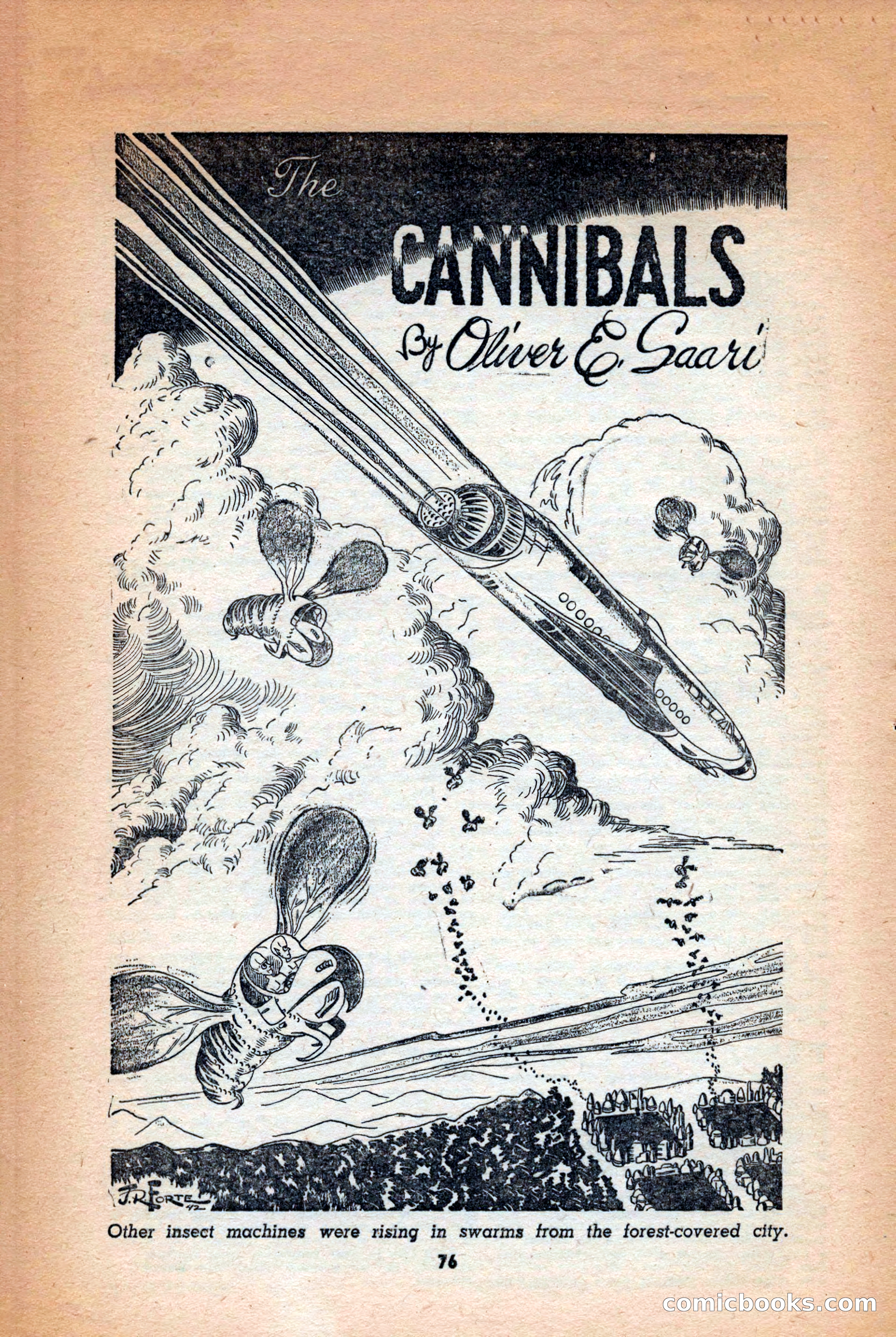 Future: Fantasy and Science Fiction, December 1942 — page 76 of 116