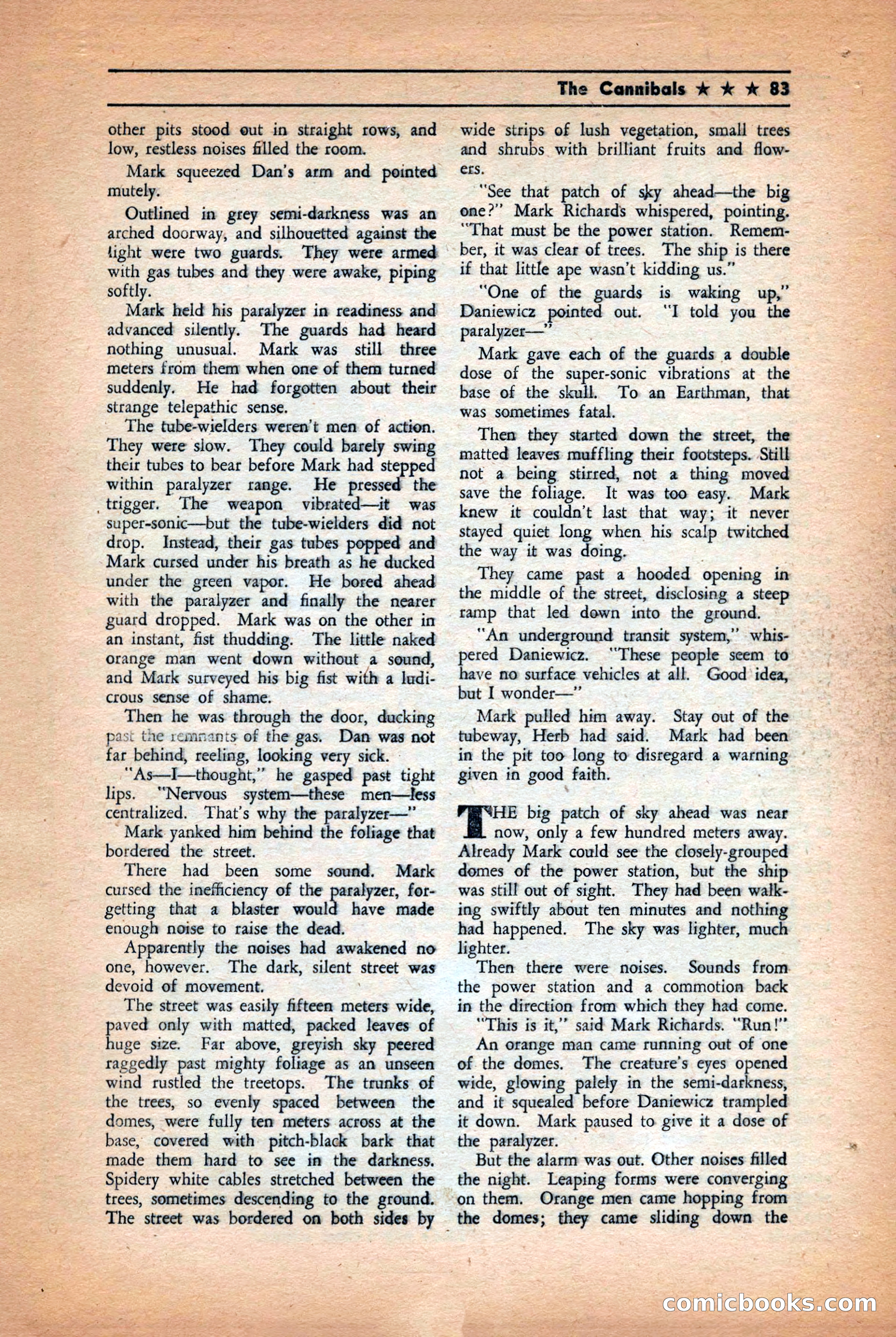 Future: Fantasy and Science Fiction, December 1942 — page 83 of 116
