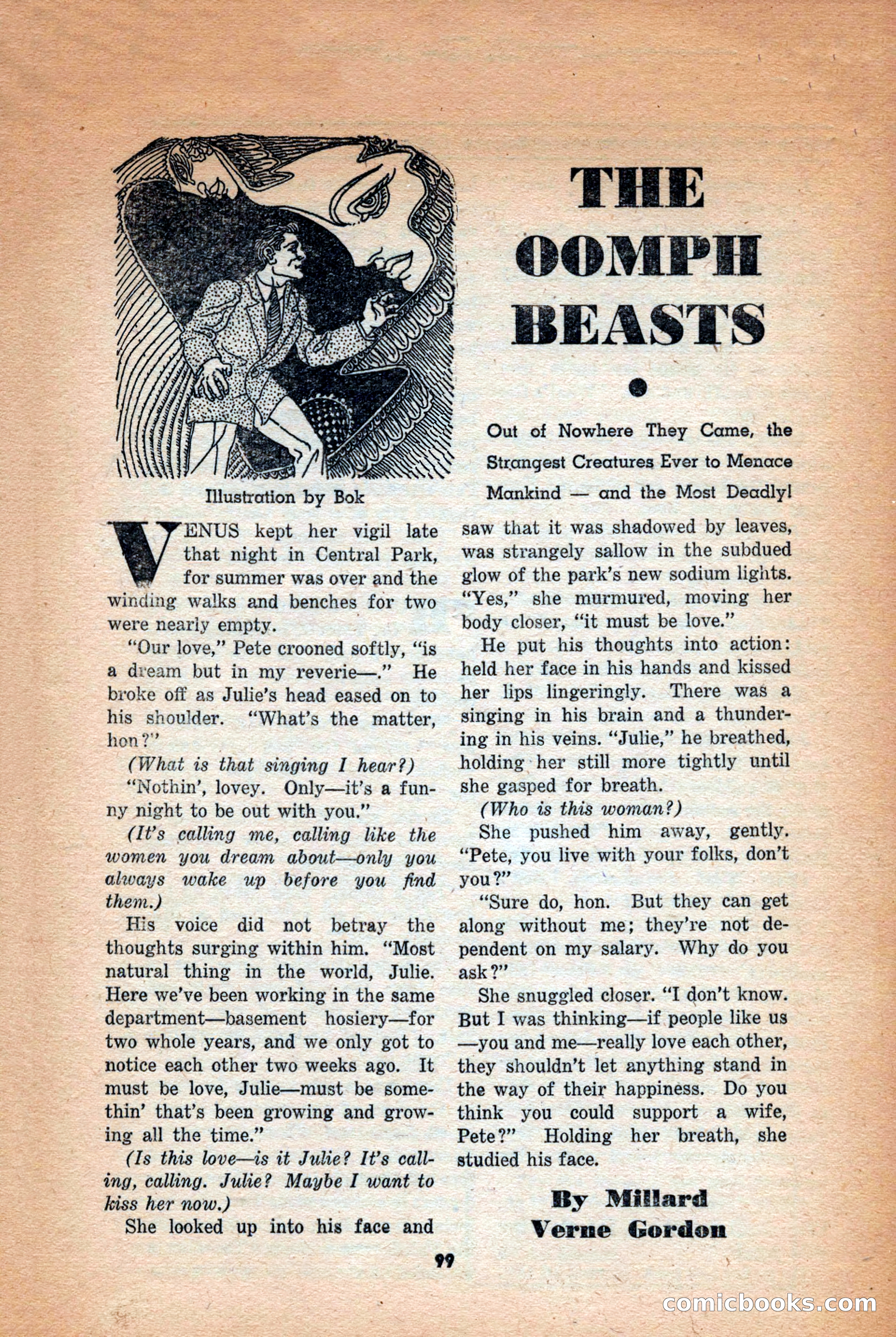 Future: Fantasy and Science Fiction, December 1942 — page 99 of 116