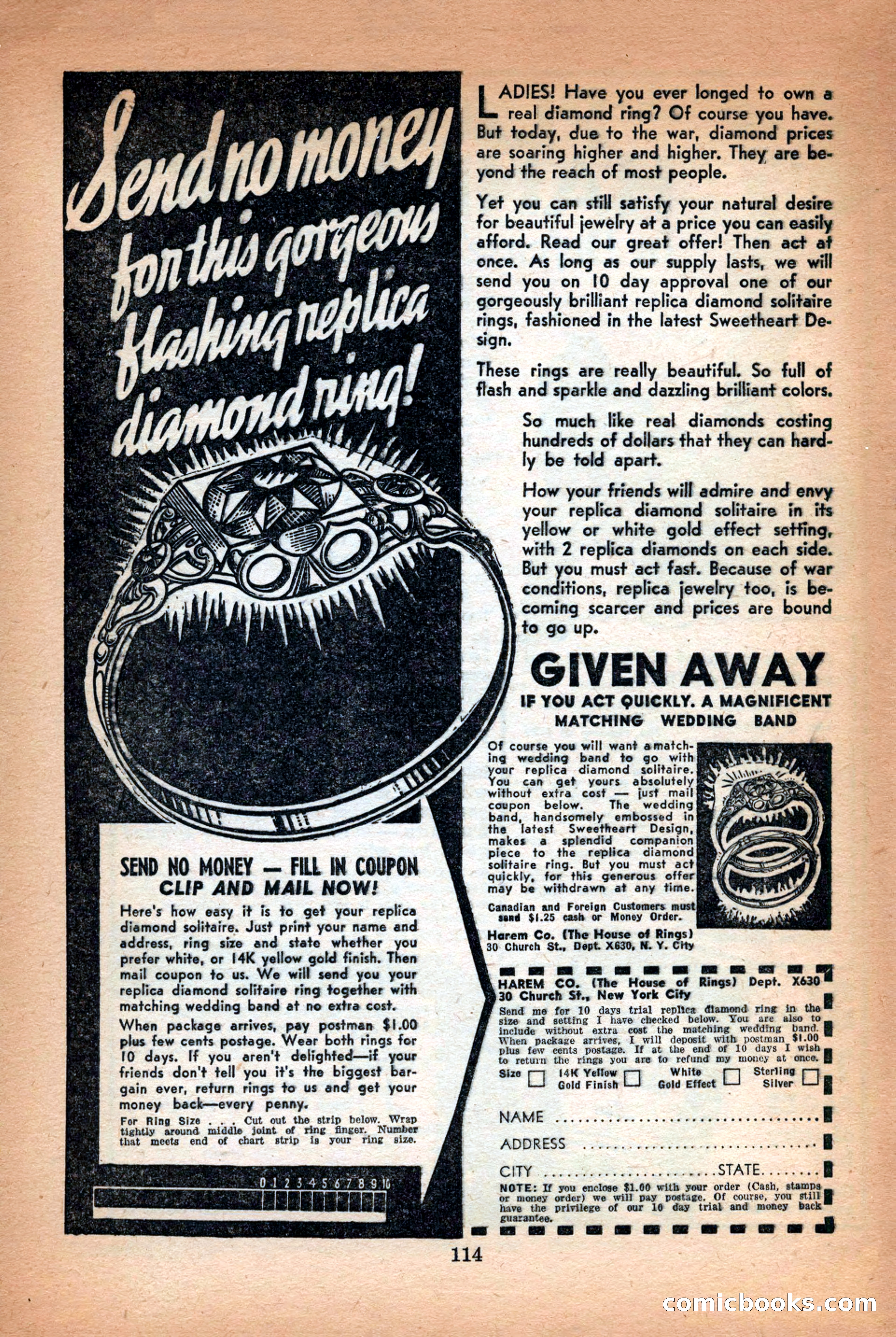 Future: Fantasy and Science Fiction, December 1942 — page 114 of 116