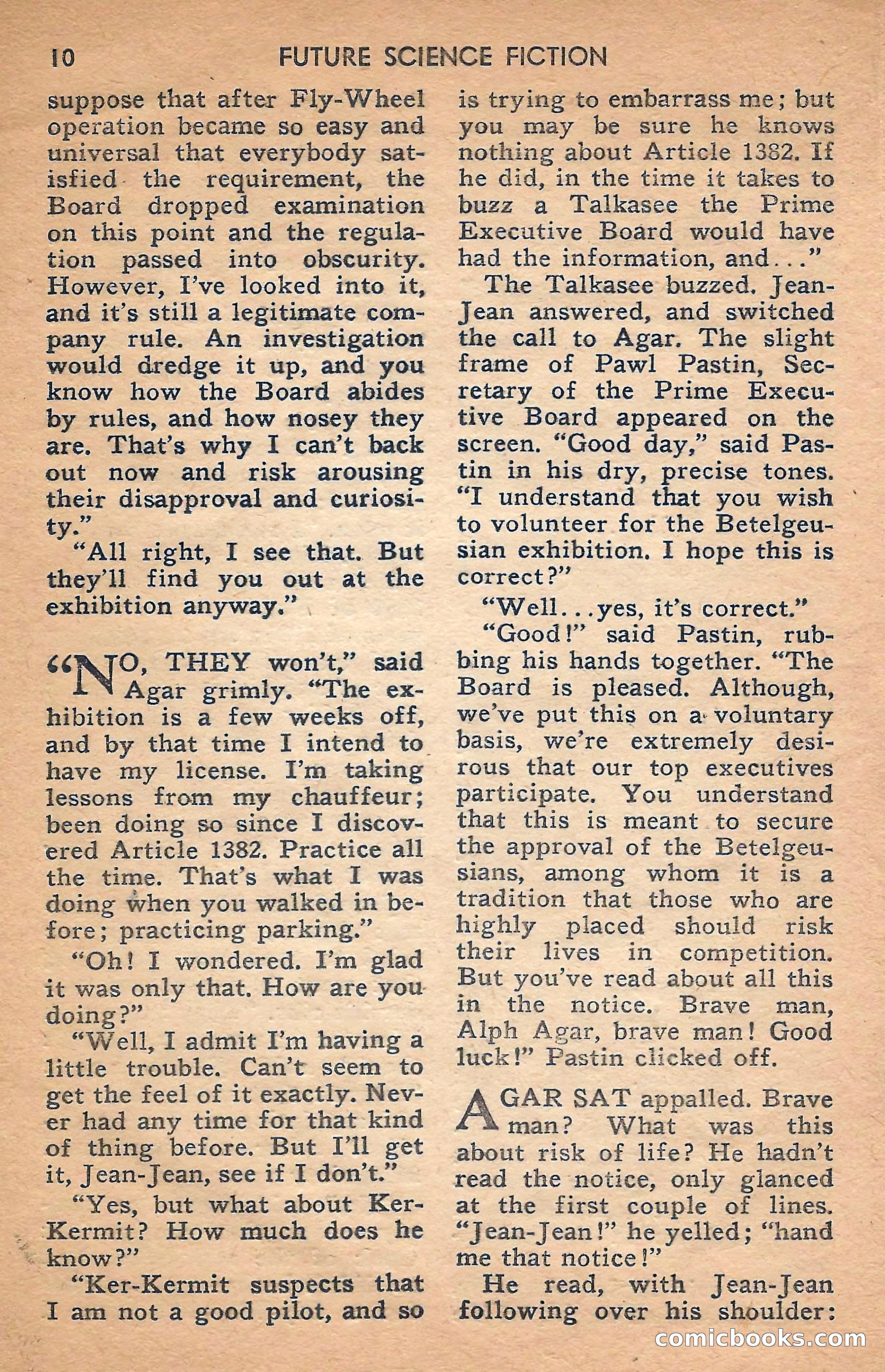Future Science Fiction, February 1958 — page 10 of 132