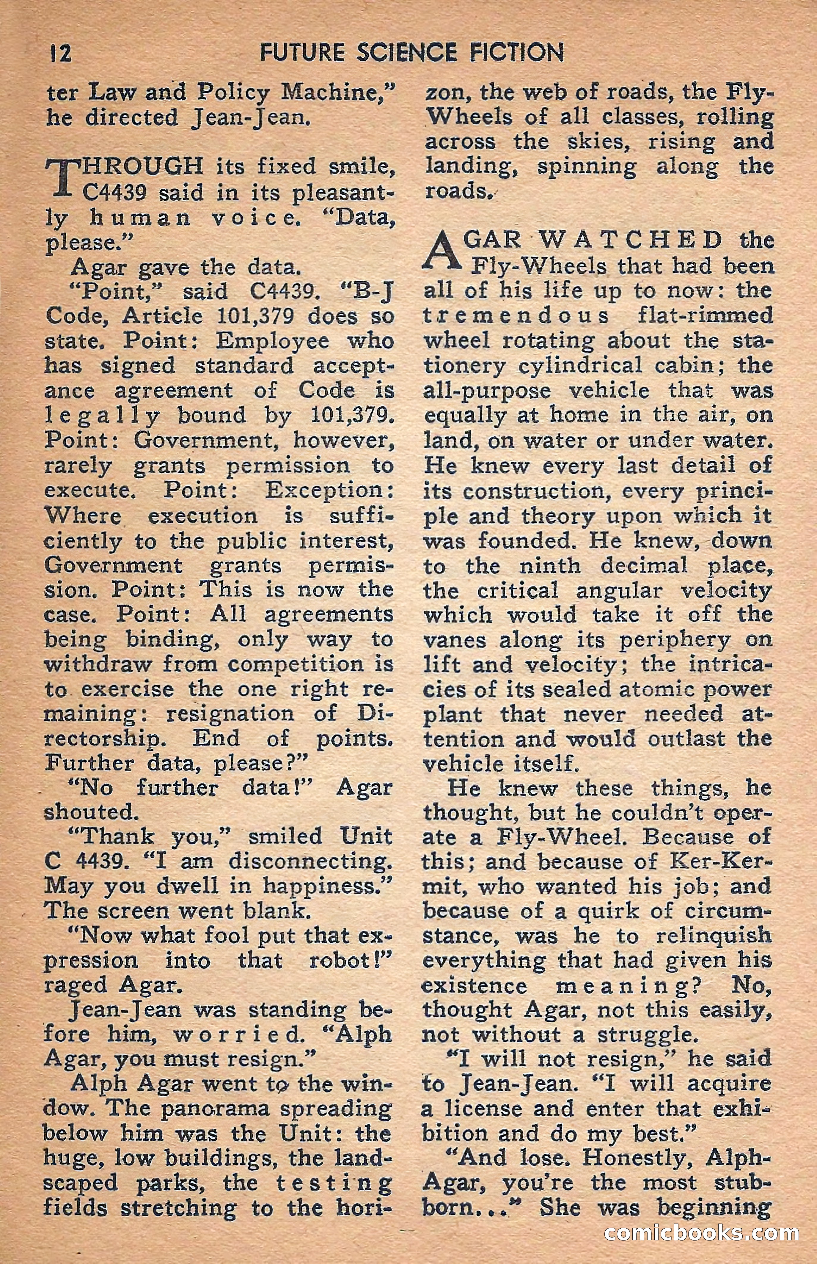 Future Science Fiction, February 1958 — page 12 of 132